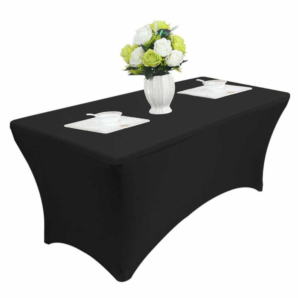 Prilagodljiv prt za catering mize GreenBlue, 180x75x74cm, črn, Spandex 3