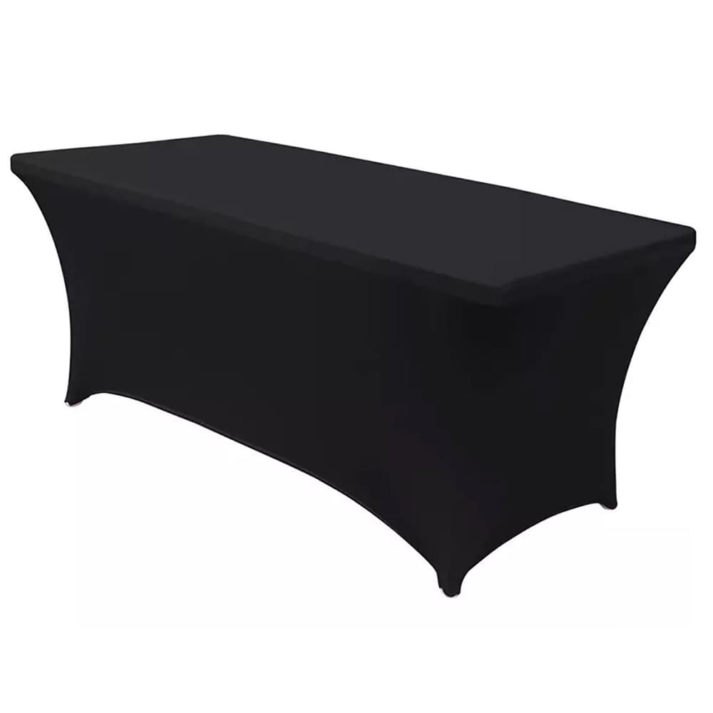 Prilagodljiv prt za catering mize GreenBlue, 180x75x74cm, črn, Spandex