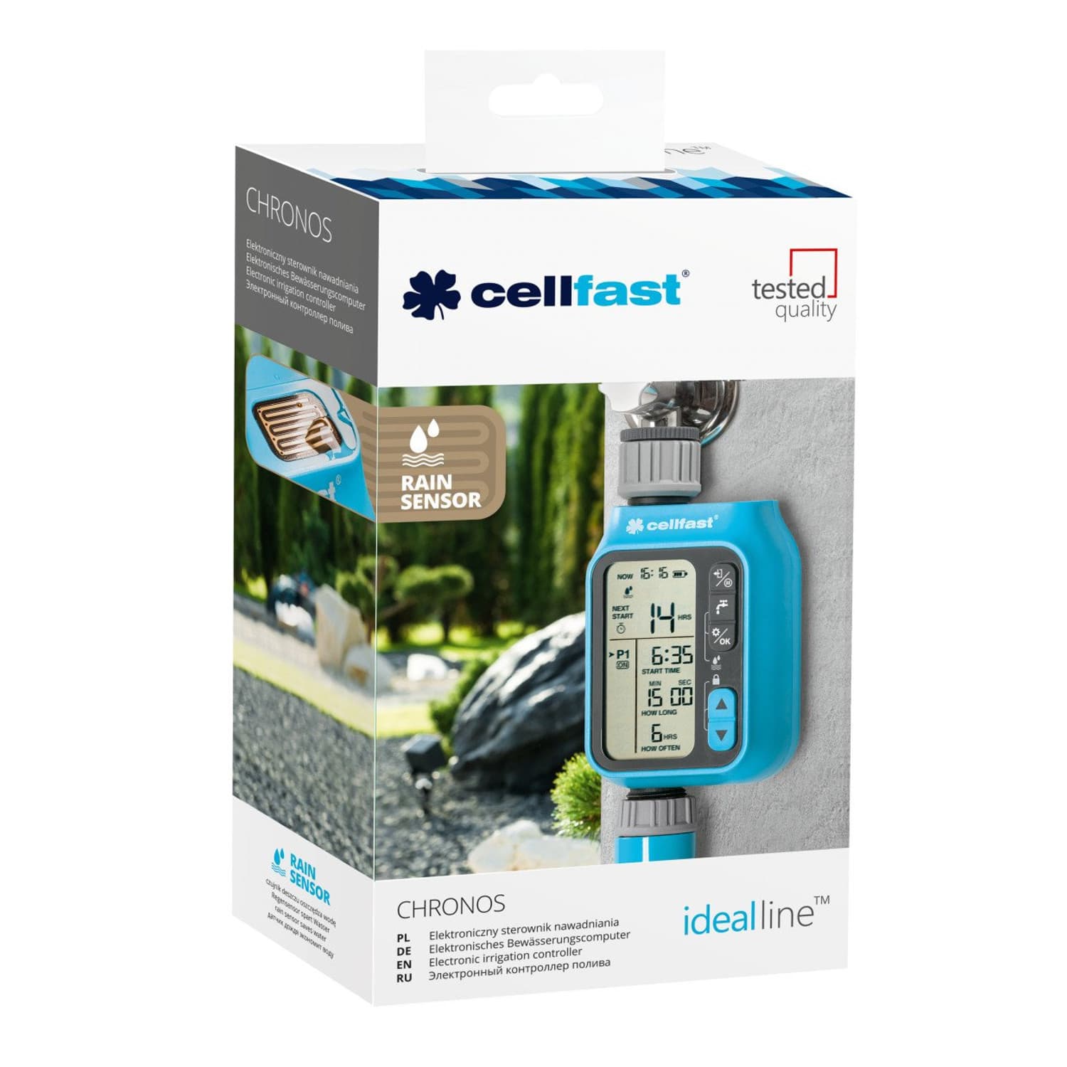 Elektronski časovnik za zalivanje Cellfast Chronos IDEAL 2