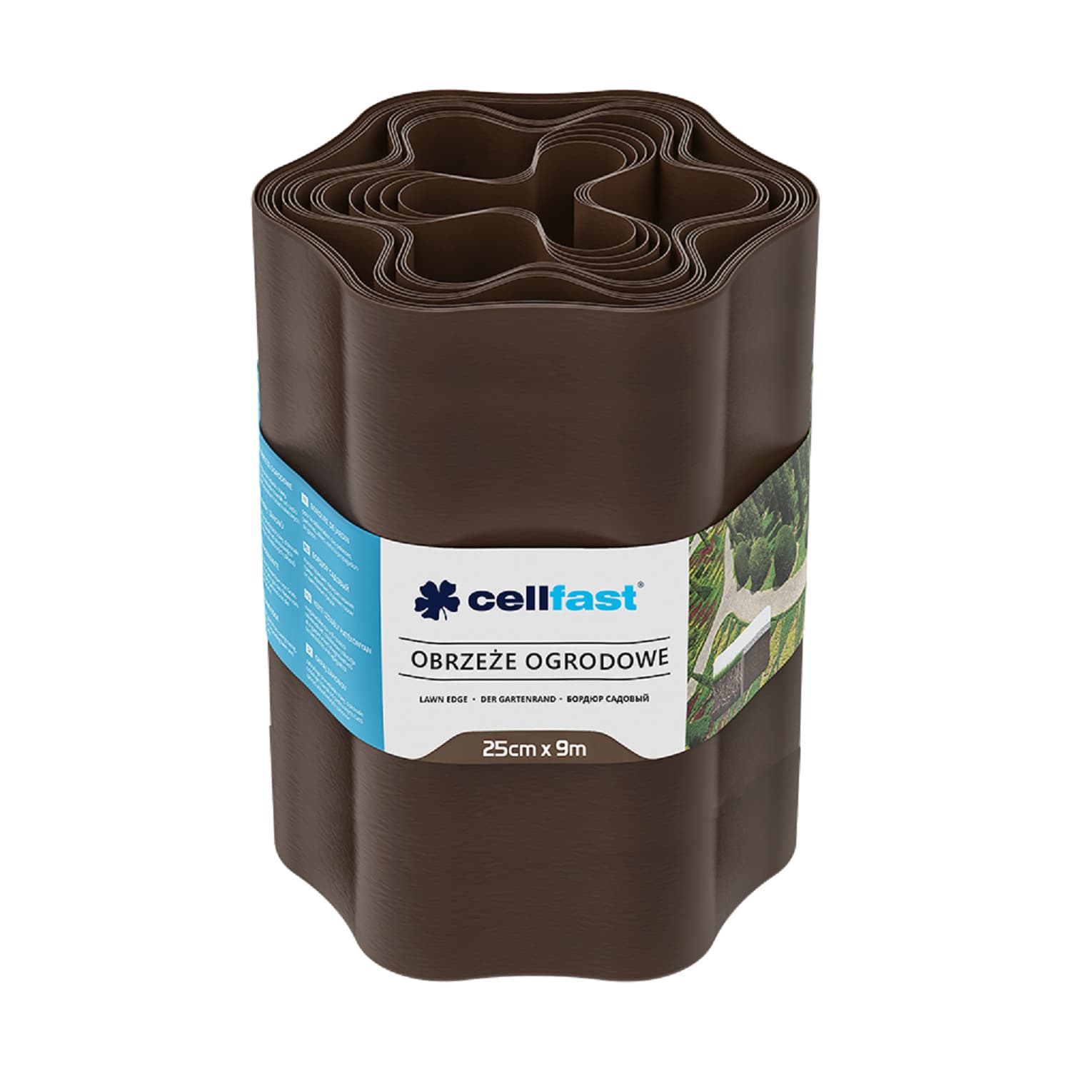 Obr d eln a vrtn a 25 cm x 9 m Cellfast, rjava