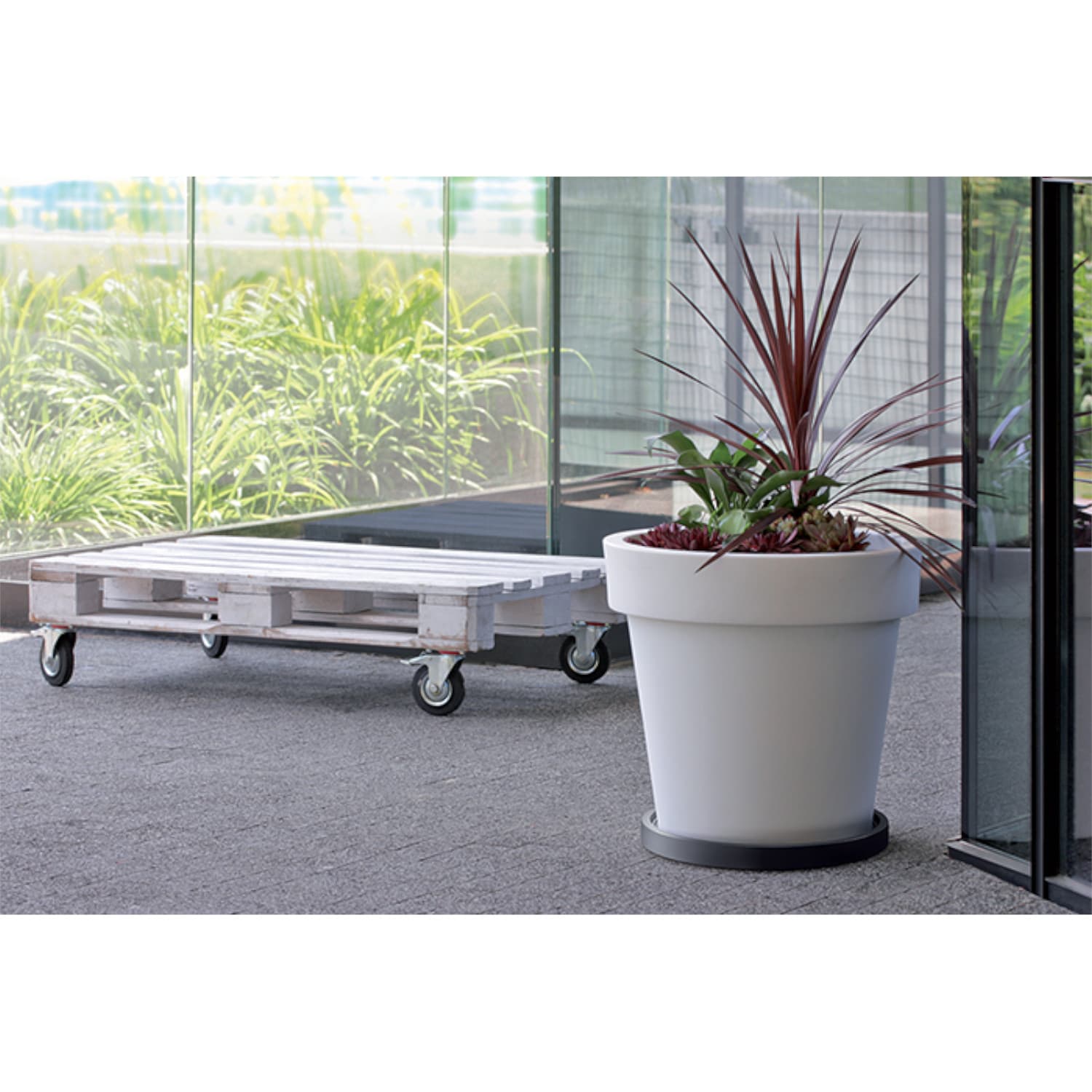 Prosperplast Mobile Saucer okrogla premična podstavka, 44,6 cm 3