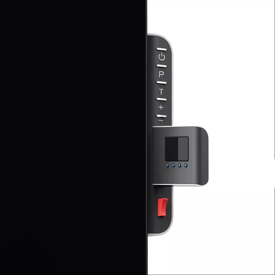 Steklena infrardeča grelna plošča Maclean 600W, WiFi Tuya, črna 3