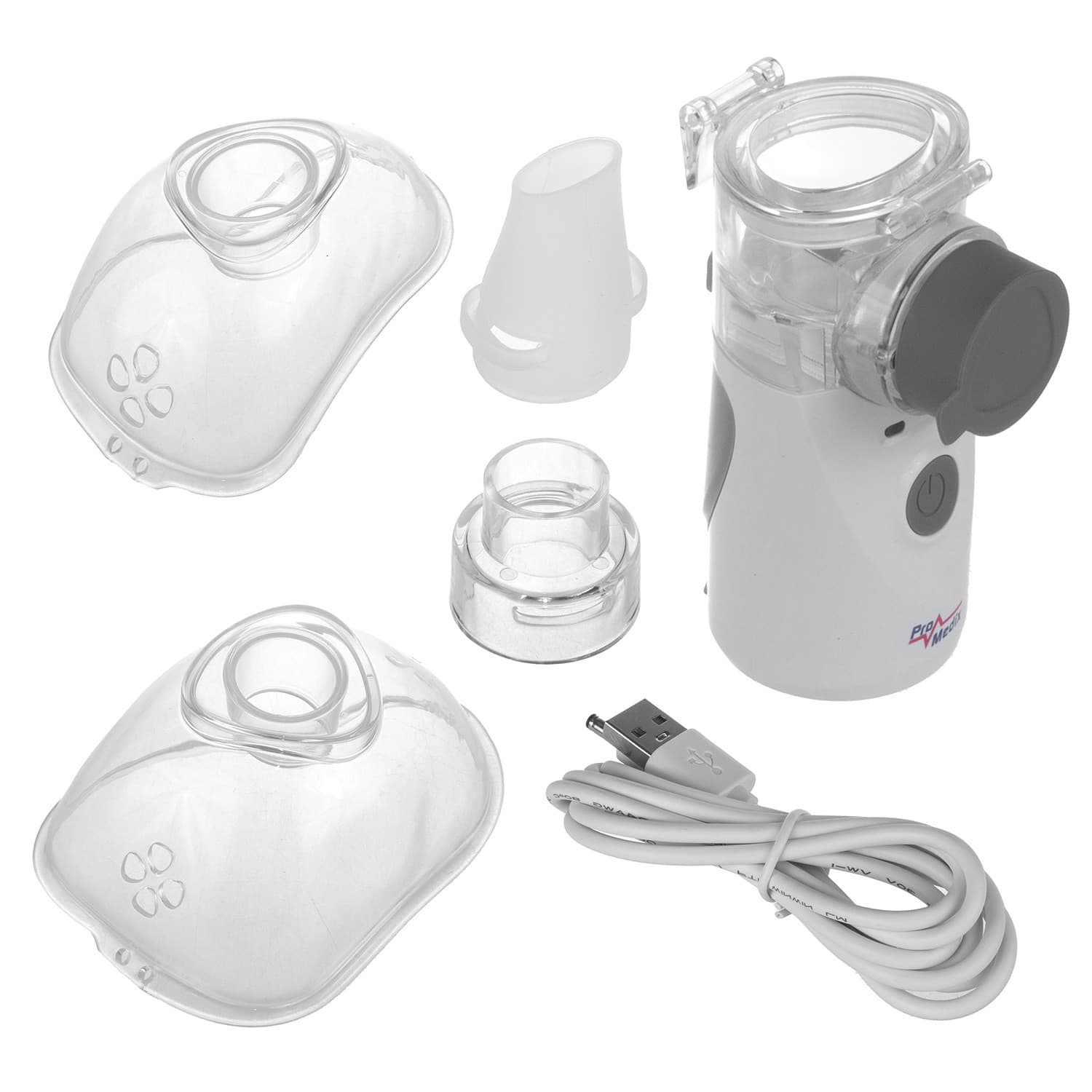 Prenosni inhalator ProMedix PR-835, baterijski/USB, siv 5