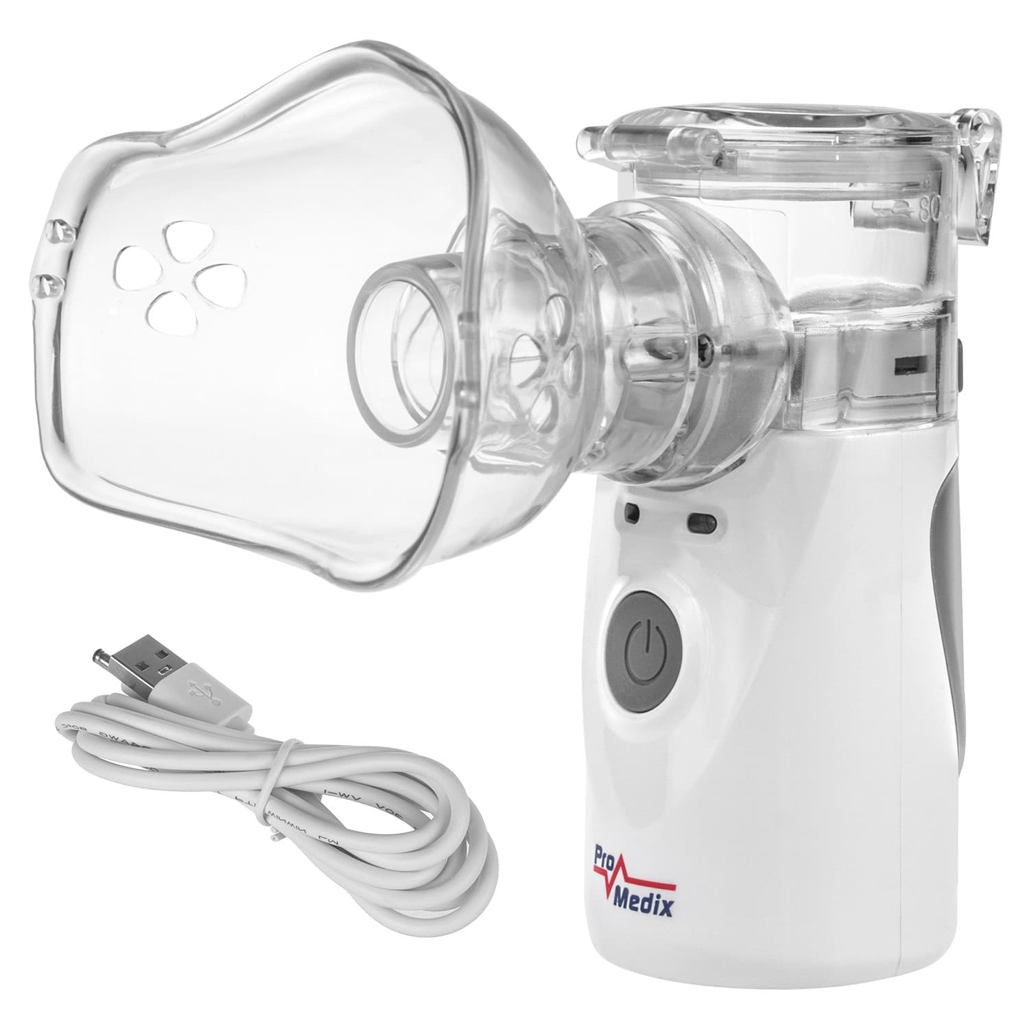 Prenosni inhalator ProMedix PR-835, baterijski/USB, siv