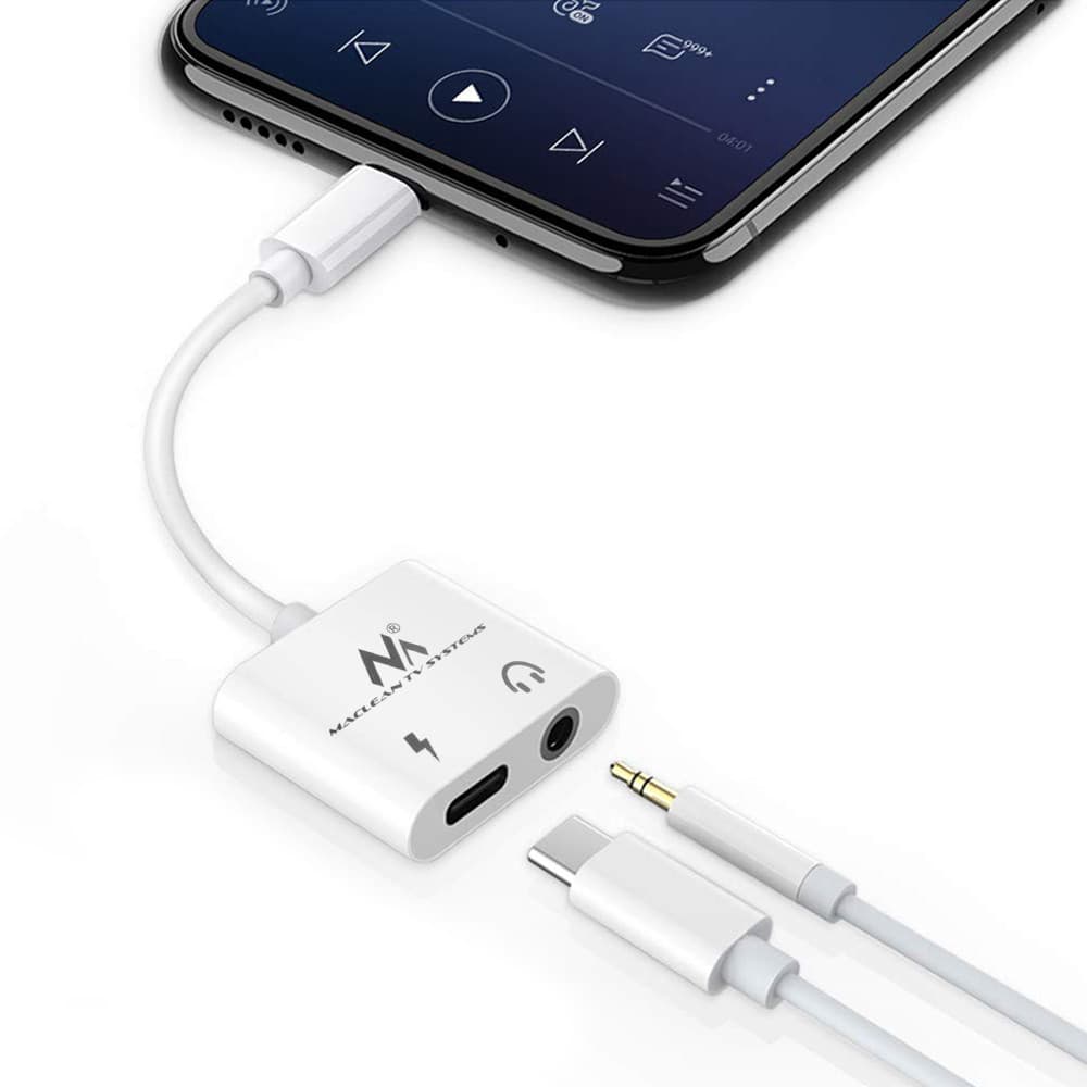 Adapter USB-C na 3,5mm mini jack s Power Delivery 30W Maclean MCTV-848 2