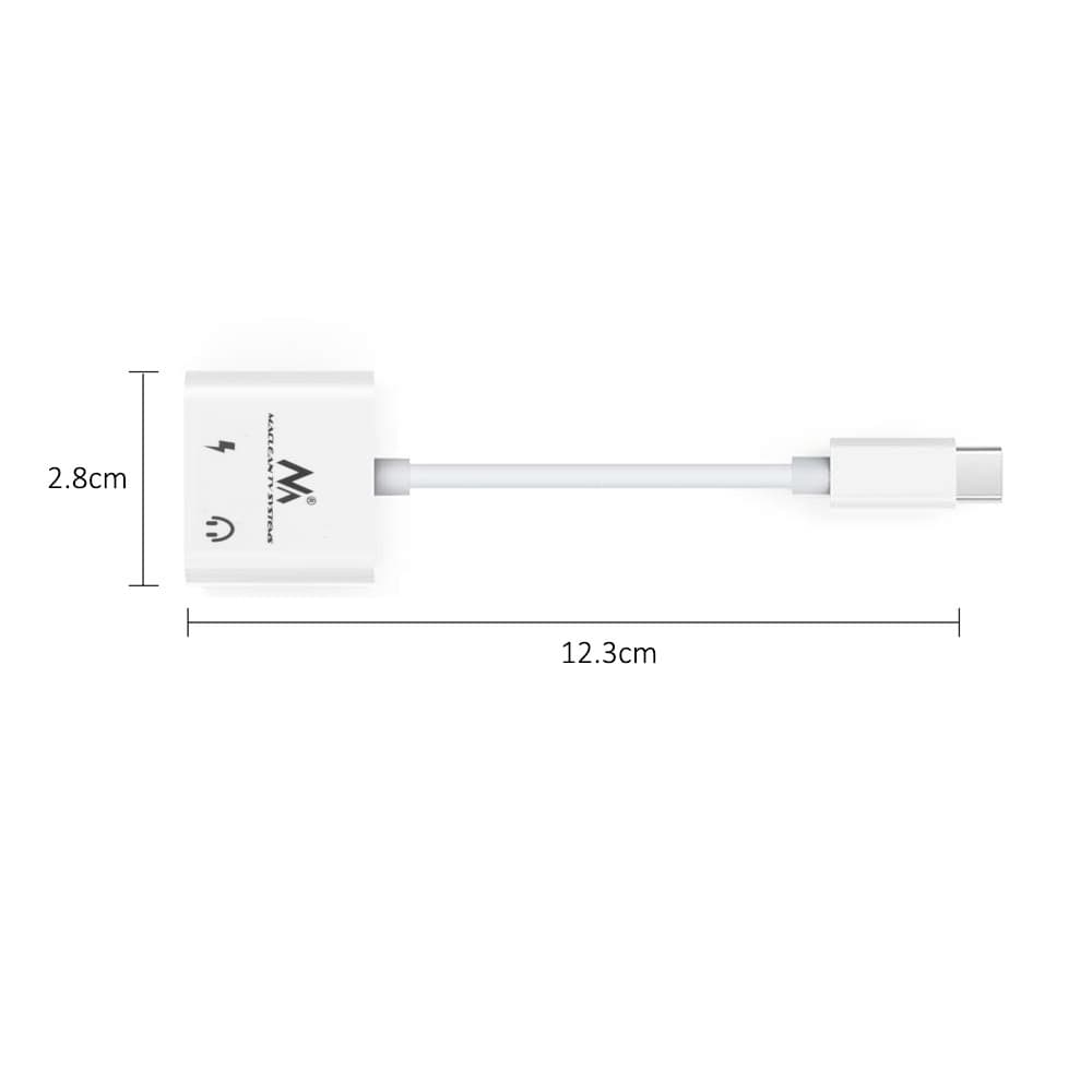 Adapter USB-C na 3,5mm mini jack s Power Delivery 30W Maclean MCTV-848 4