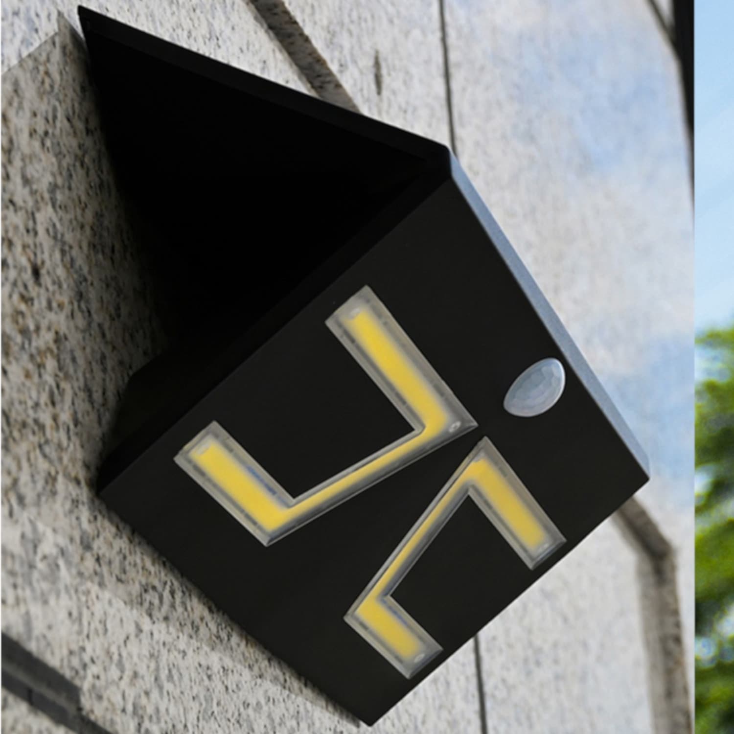 Solarna LED zunanja svetilka ab-com GV50 z detektorjem gibanja, 5W, 6000K 5
