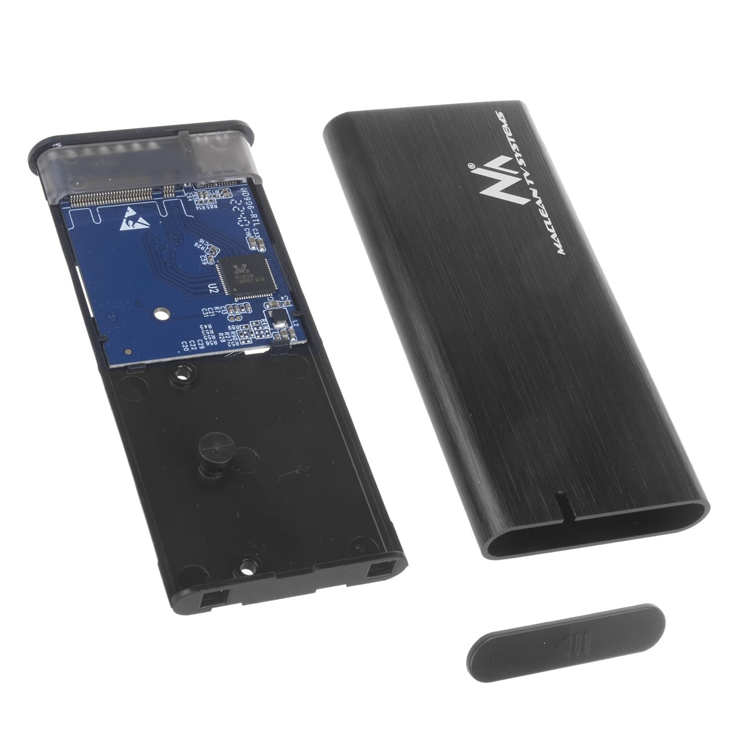 Ohišje za SSD disk Maclean M.2 NVMe (PCIe) / SATA, USB 3.1 3