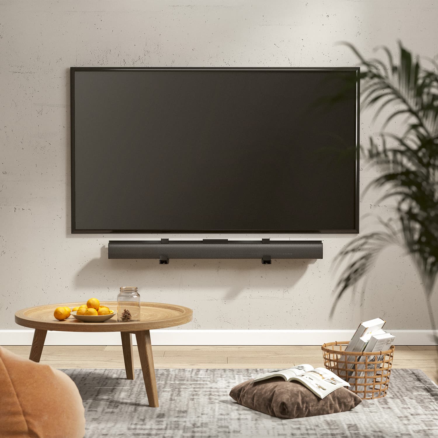 Nastavljiv nosilec za soundbar Maclean MC-465, globina 86-155mm, do 15kg 4