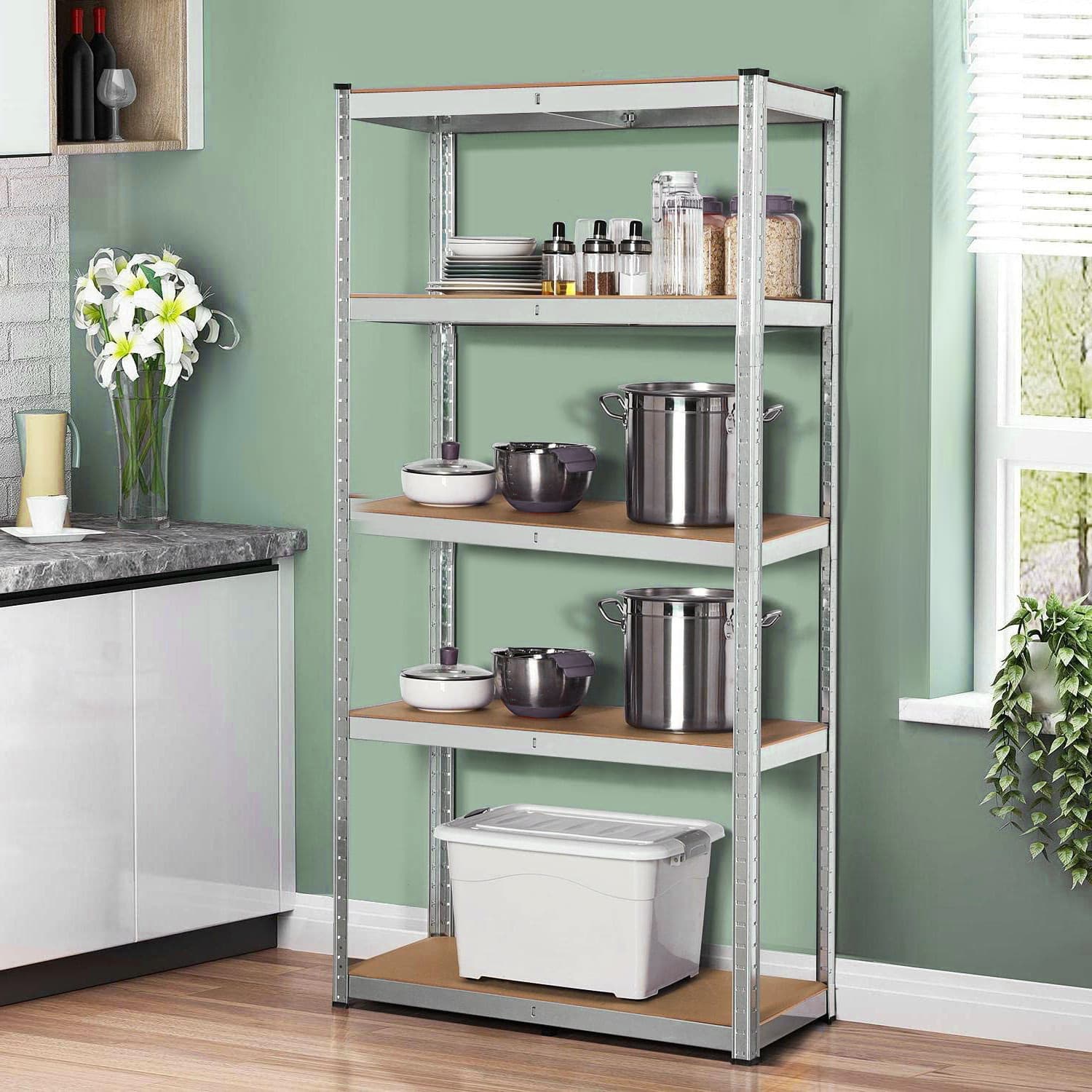 Organizator za shranjevanje GreenBlue, 5 polic, 175 kg/polica, 180x90x40 cm, pocinkan 6