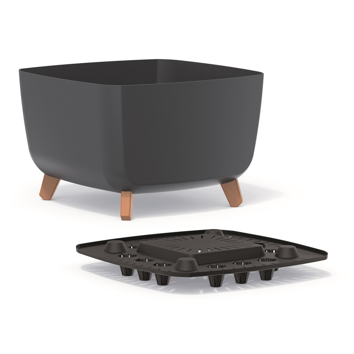 Prosperplast GRACIA SQUARE DGQL400 | antracit 2