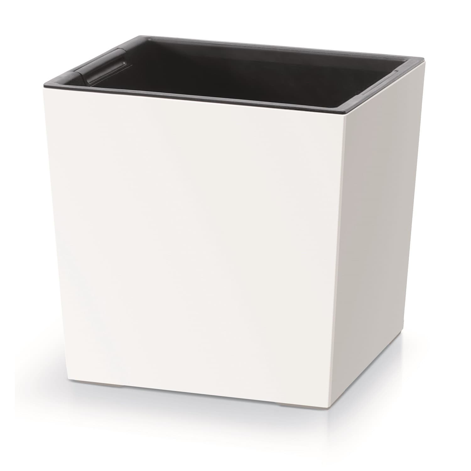 Prosperplast DM L Doniczka URBI SQUARE LOW, bela, 24cm