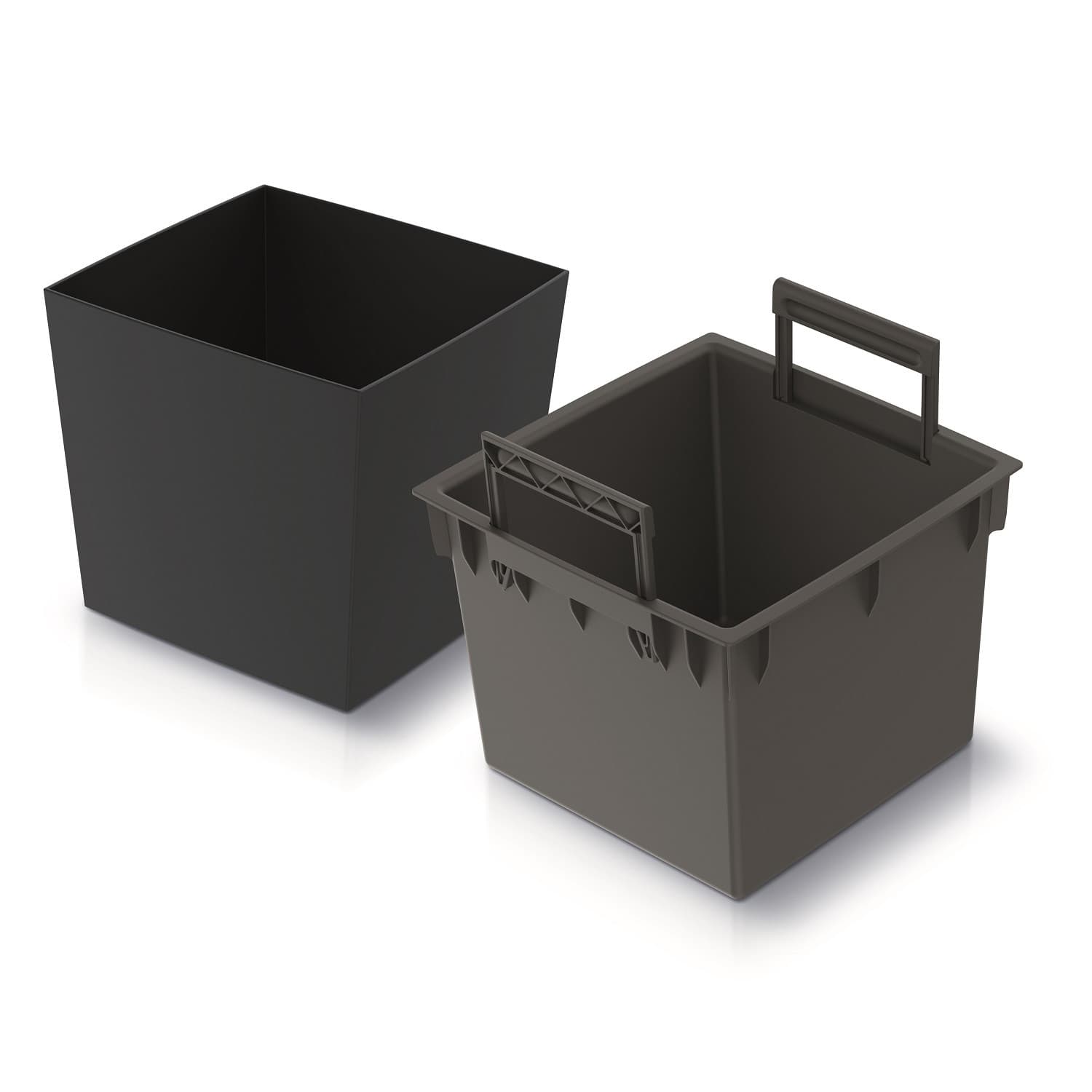 Prosperplast URBI SQUARE LOW DURS300L | antracit 2