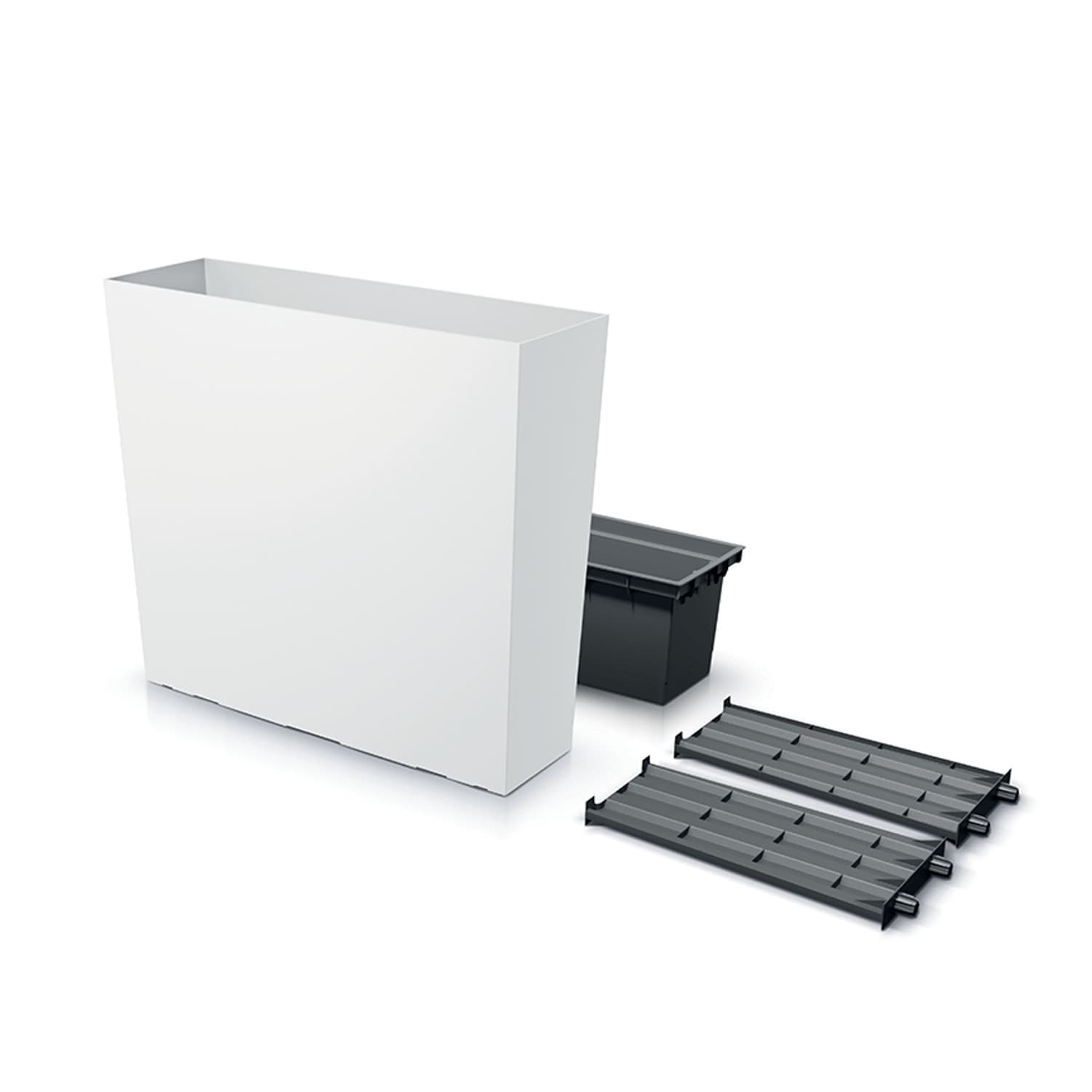 Dvodelna vaza URBI CASE TOWER DUC800T, 77 cm, bela