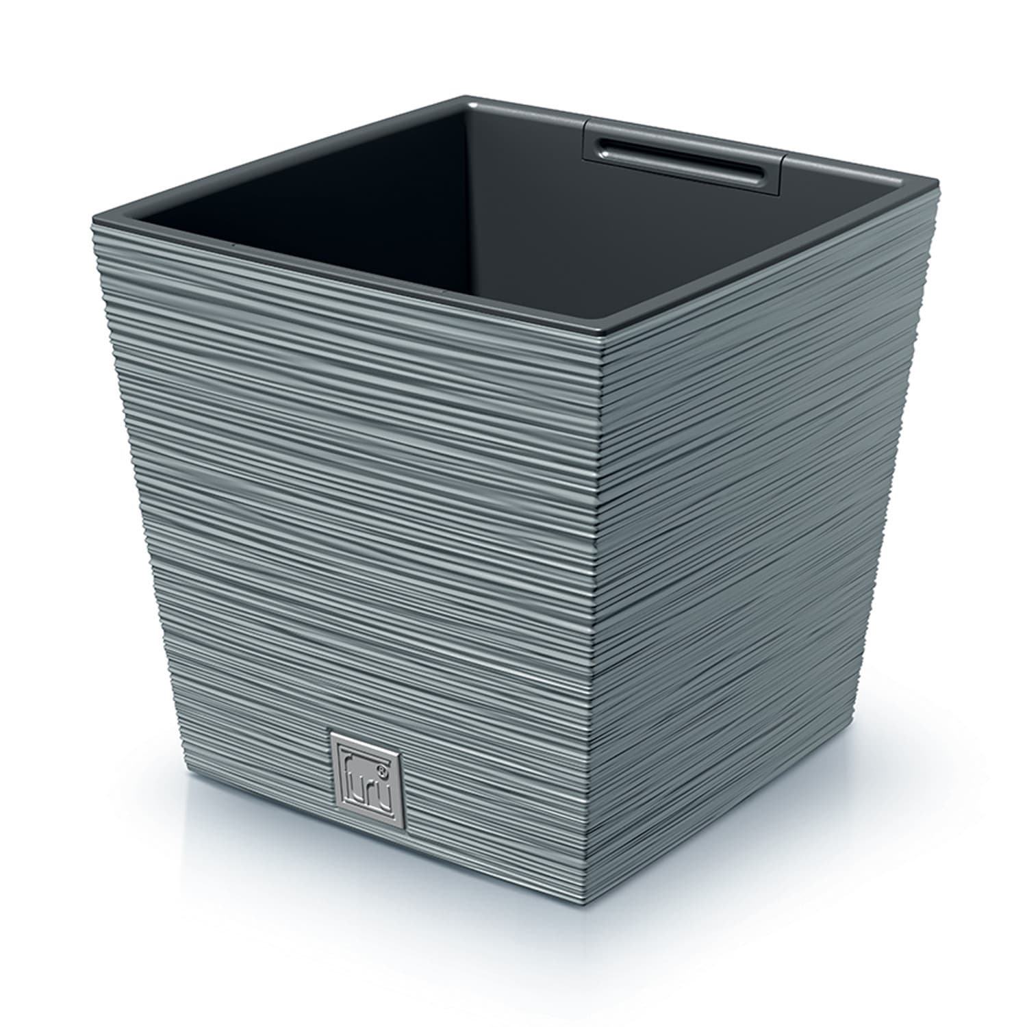 Prosperplast DM L Doniczka FURU SQUARE LOW, beton, 30cm