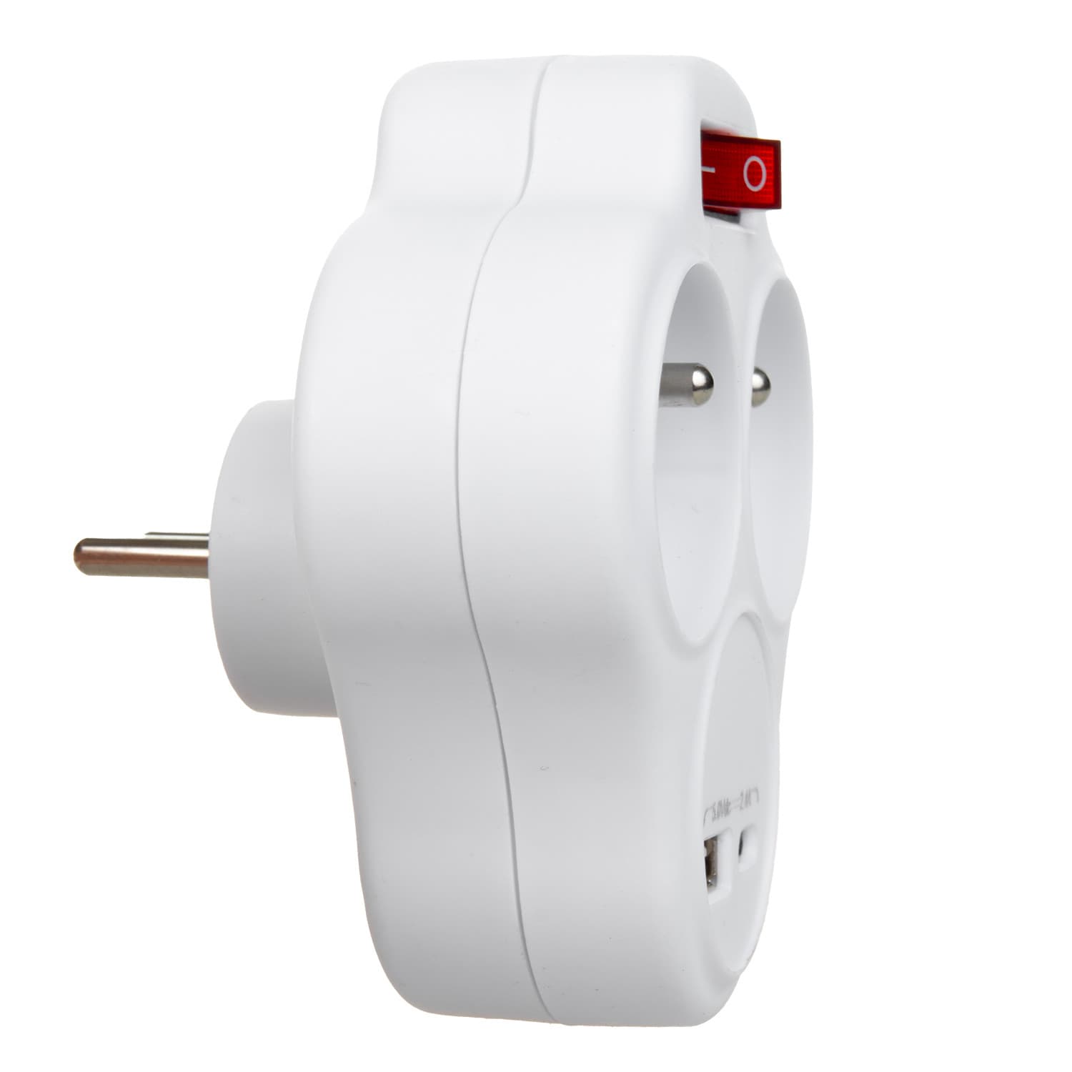 Razš iritev vt in a z 2 vti č n ici in USB A/C 2.4A, tipa E, Maclean 2