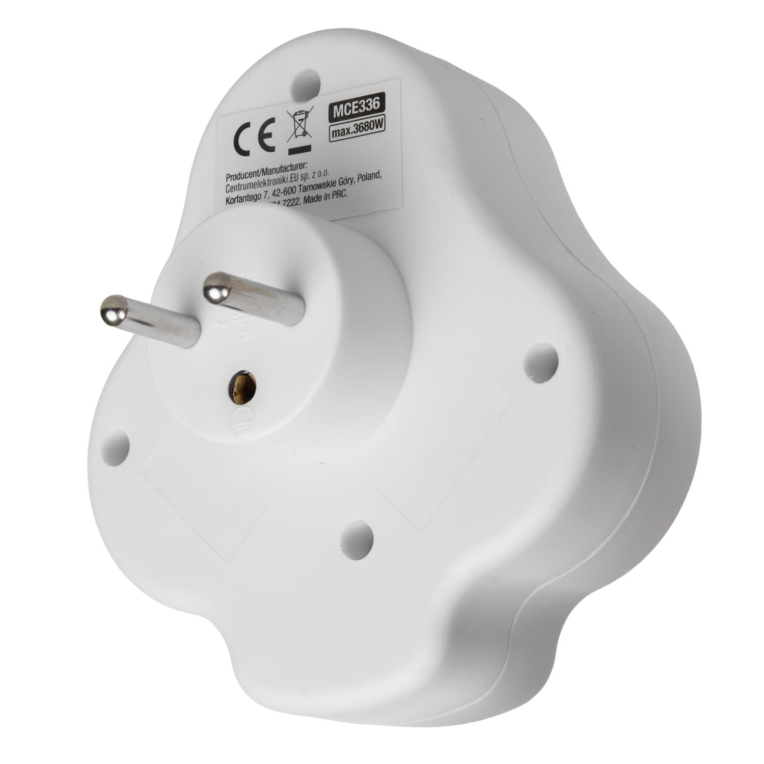 Razš iritev vt in a z 2 vti č n ici in USB A/C 2.4A, tipa E, Maclean 3