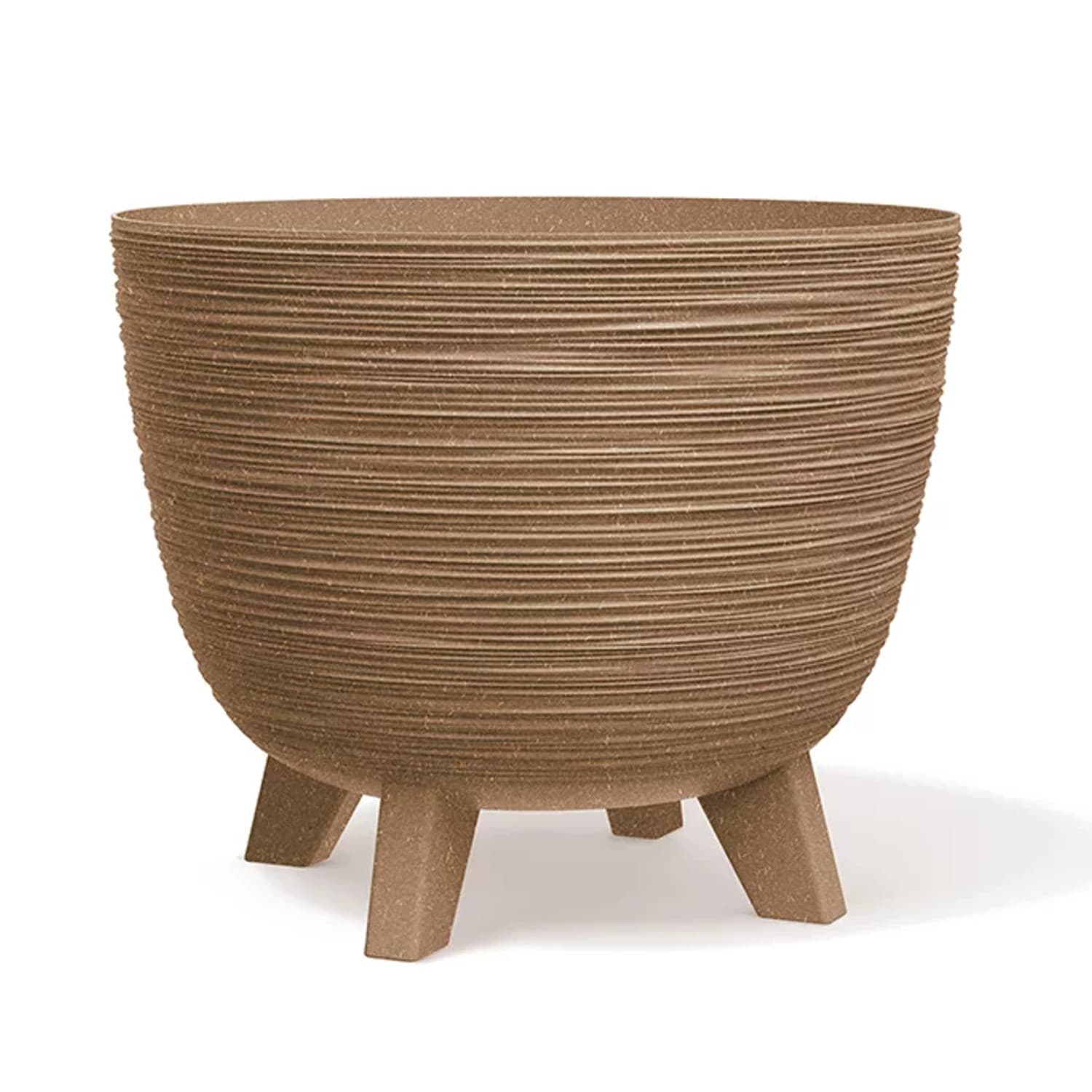 Prosperplast Furu Eco Wood naravna okrogla doniczka, Ø 290 mm