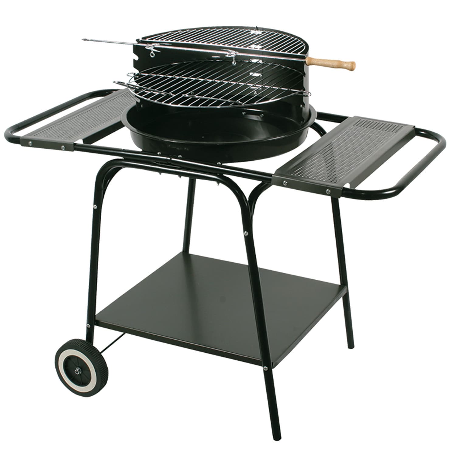 Premični okrogli žar Master Grill Party MG906 z dvema stranskima policama