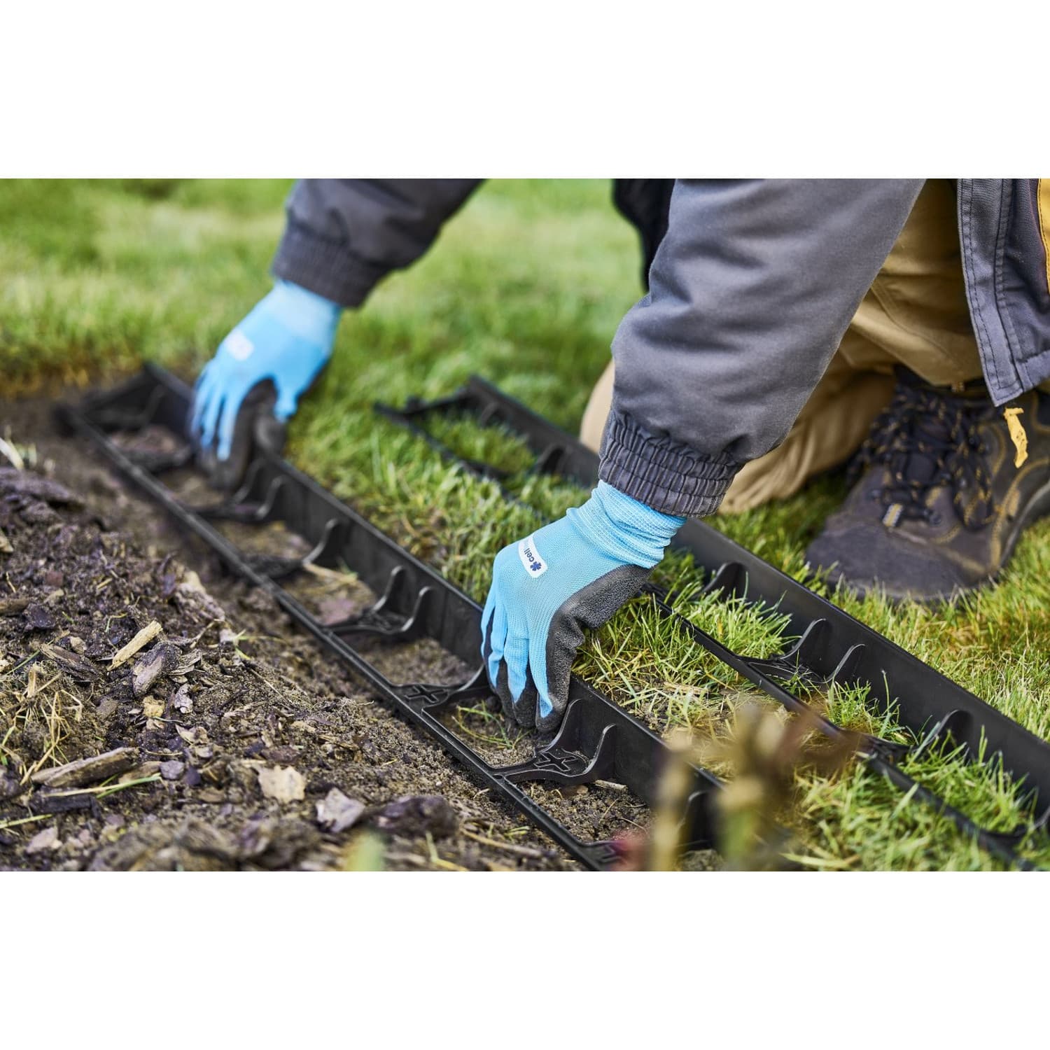 Robnik za vrt UNIBORD PACK CELLFAST, črn, 18 m 2