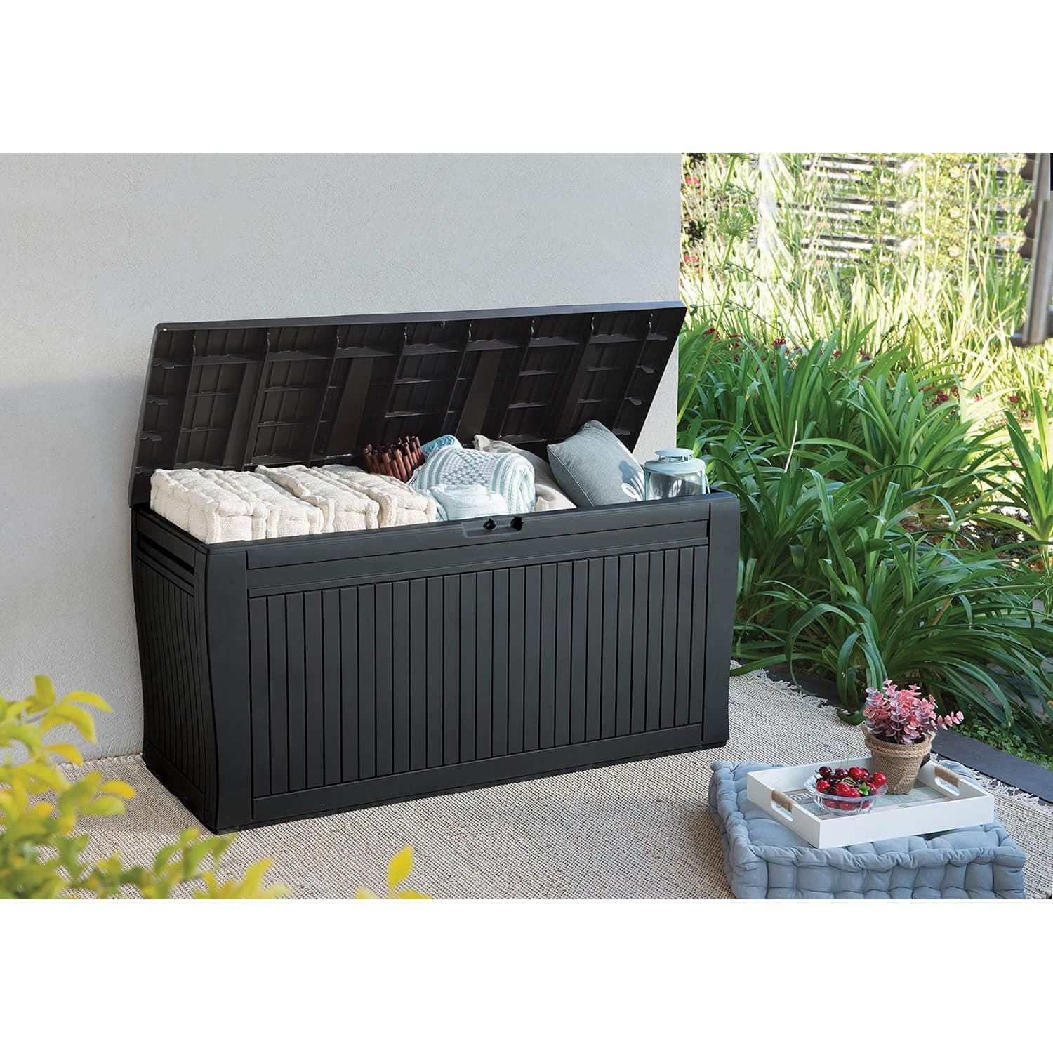 Vrtni zaboj COMFY STORAGE BOX 270 L, grafitni 3