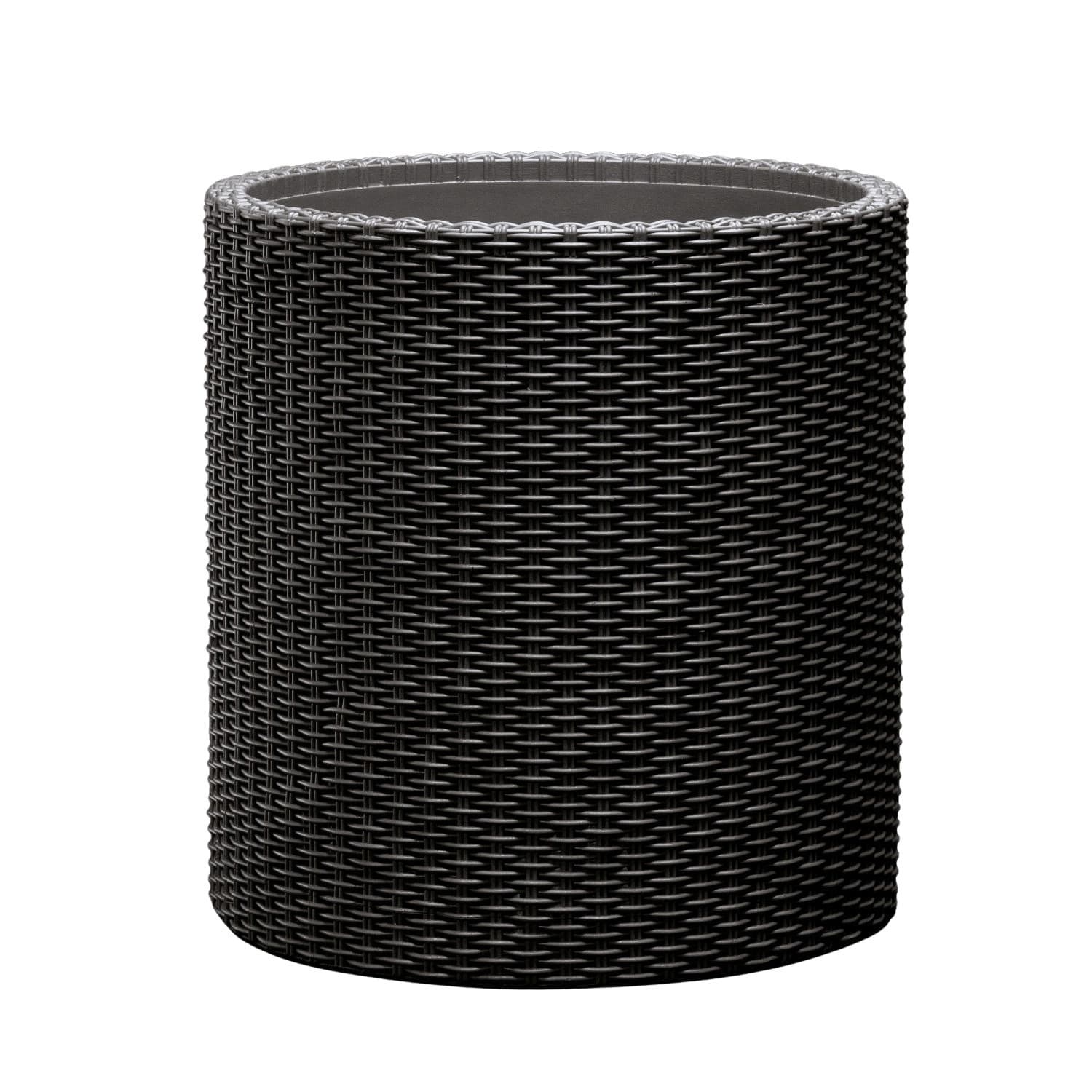 Okrogla cvetlična posoda Keter CYLINDER PLANTER M, antracit