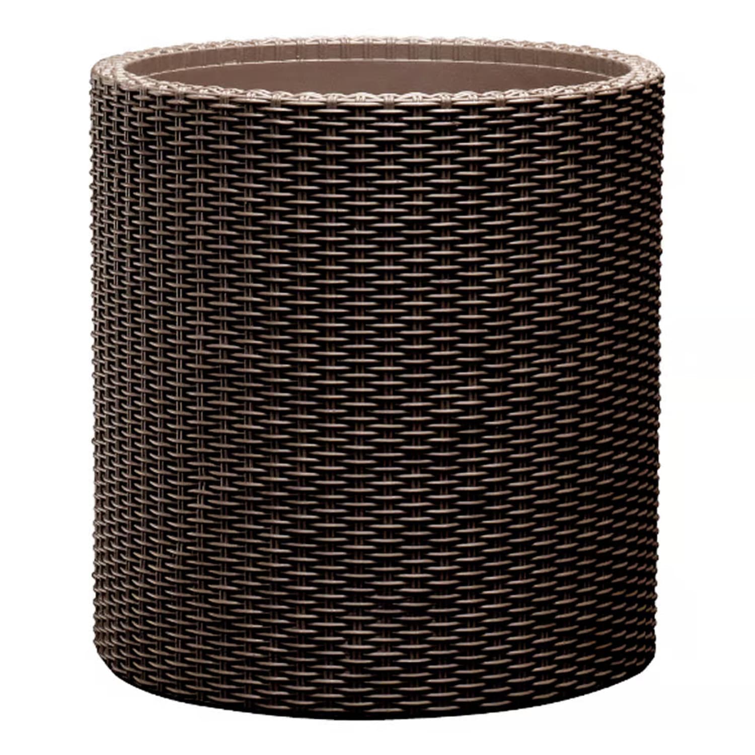 Okrogla cvetlična posoda Keter LARGE CYLINDER PLANTER, whiskey brown