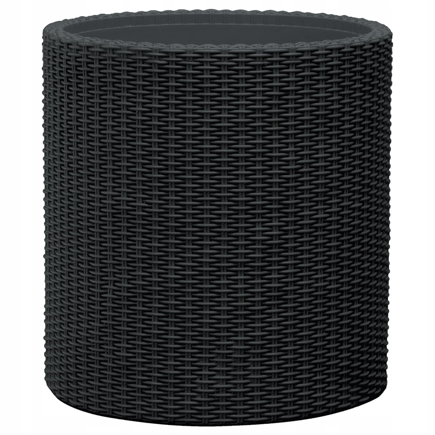 Okrogla cvetlična posoda LARGE CYLINDER PLANTER, antracit (Keter)