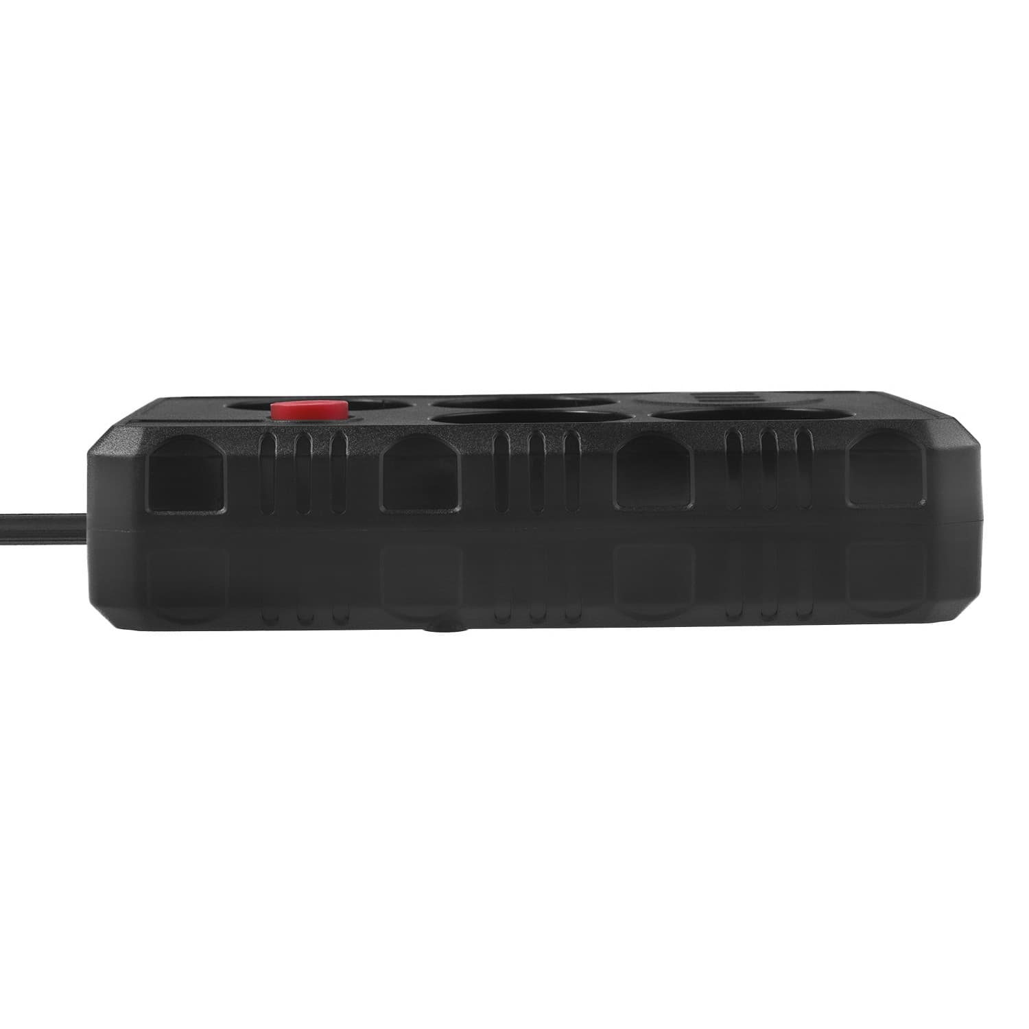 Podaljšek Maclean 4 vtičnice + 3xUSB, 1.5m, črn 4