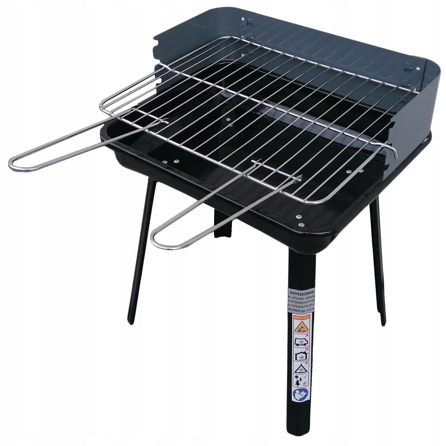 Zložljiv žar za žar Master Grill Party, 36 x 31 cm, 45 cm