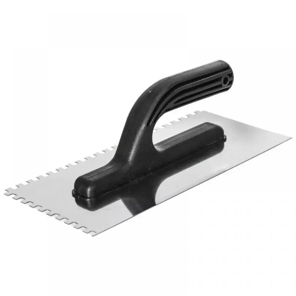 Dedra Paca zobata jeklena, SS 270x130mm (4mm)