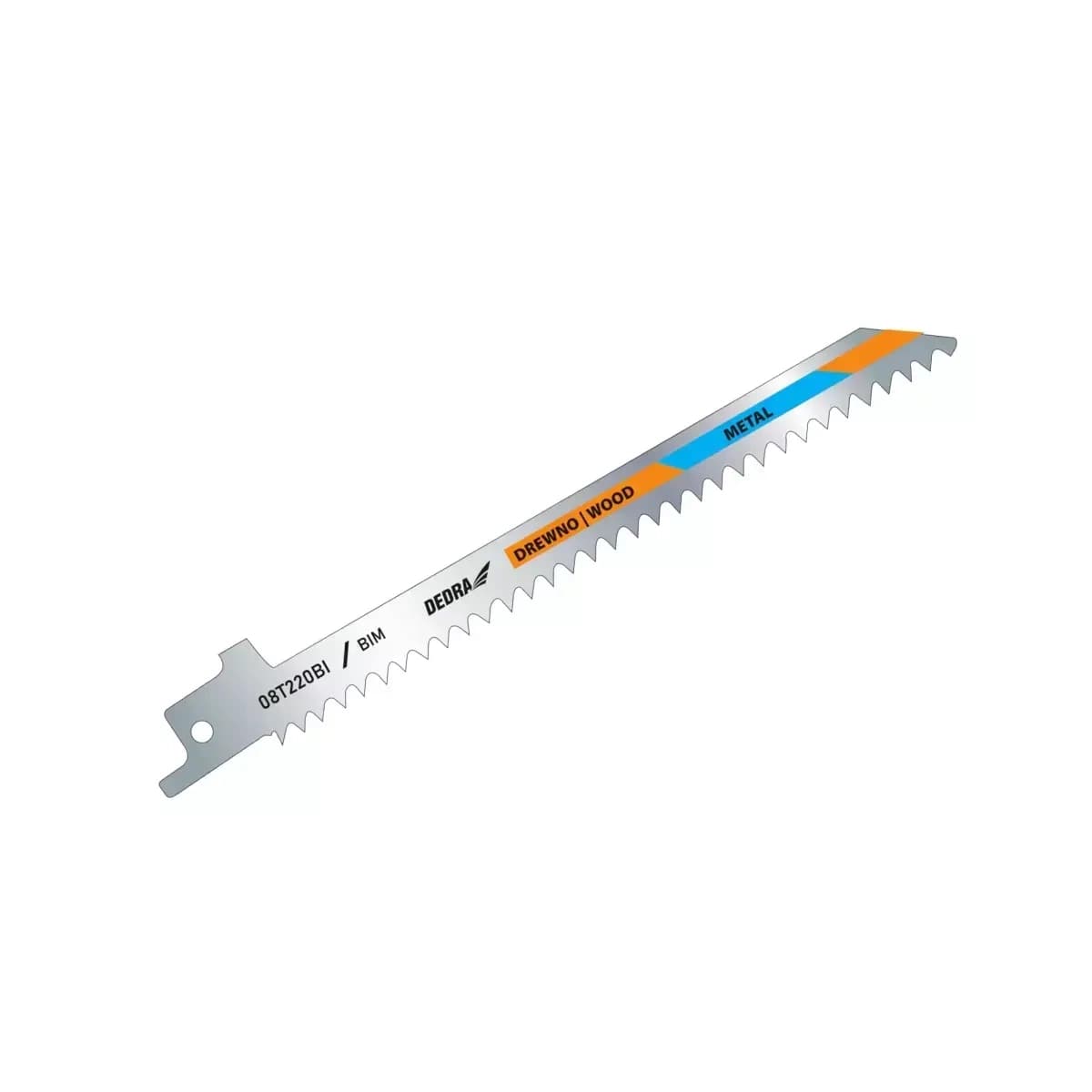 Listi za sabljasto žago Dedra 150/125mm, les+kovina, Bi-Metal, 2 kosi