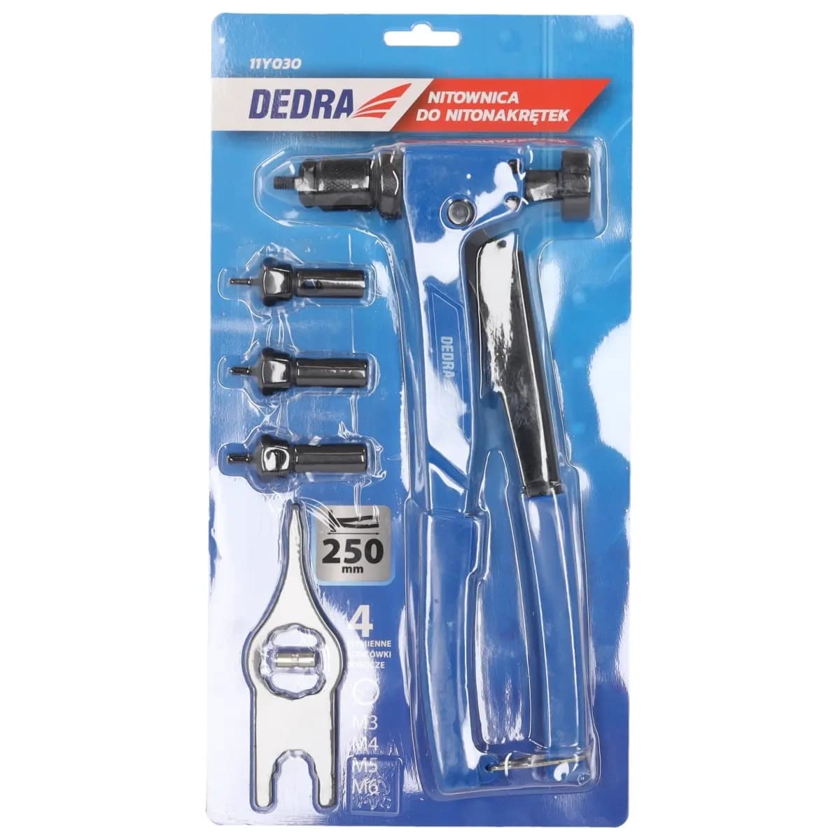 Dedra Nitnica za nitonaključe M3-M6, 250 mm 4