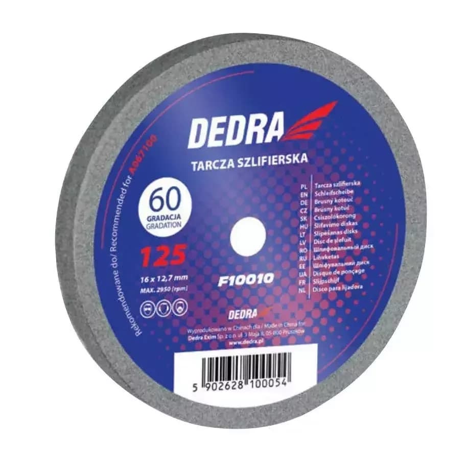 Dedra Brusna plošča 125x16x12.7mm, gradacija 60