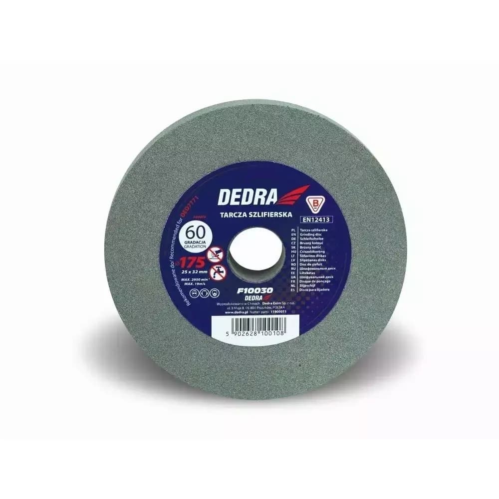 Dedra Brusilna plošča 175x32x25 mm, zrnatost 60