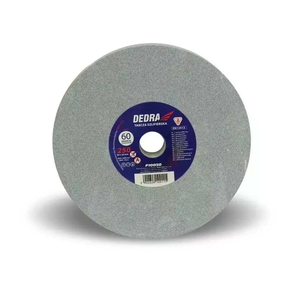 Dedra Brusilna plošča 250x32x32 mm, zrnatost 60