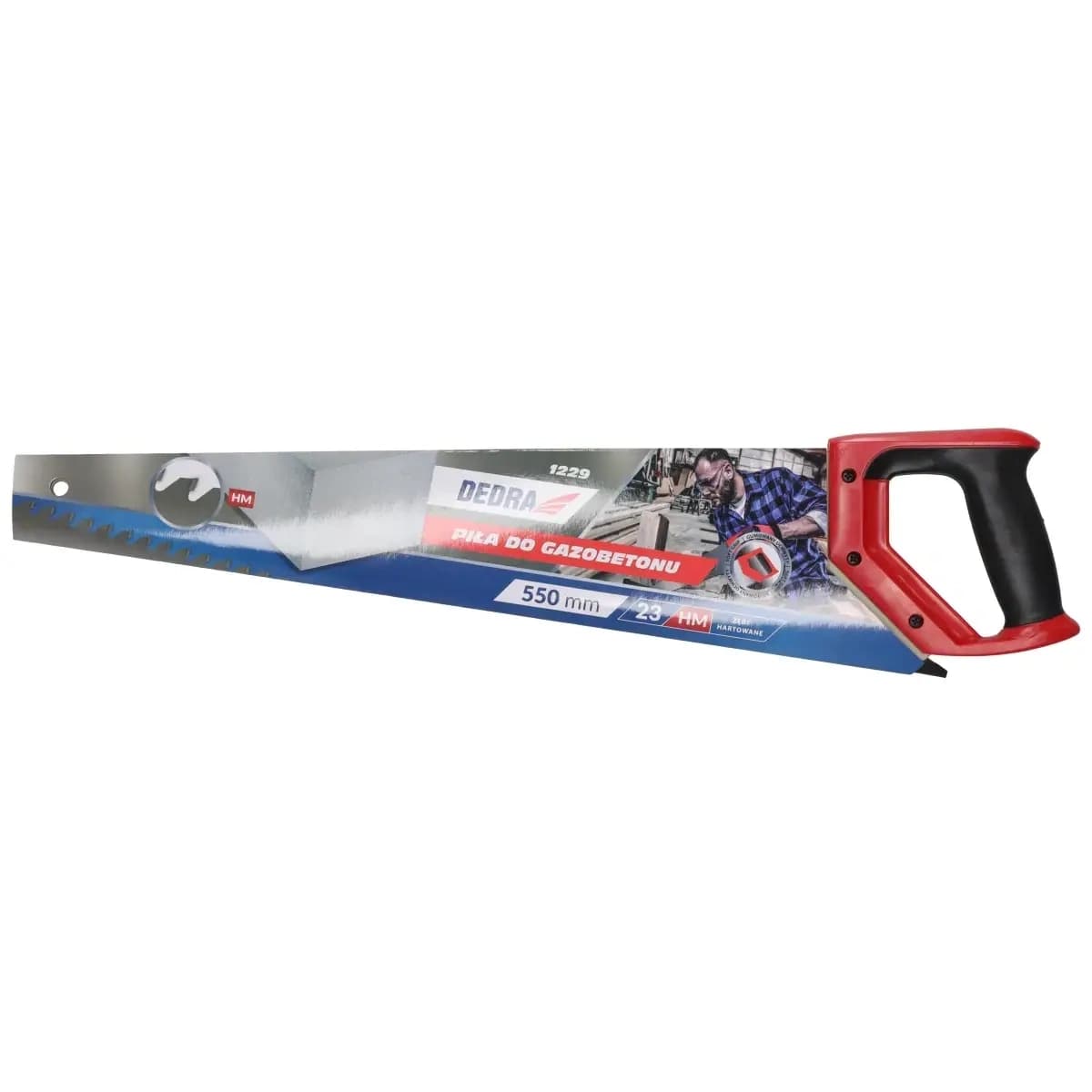 Dedra Žaga za plinobeton, 550mm, 23 HM zob 4
