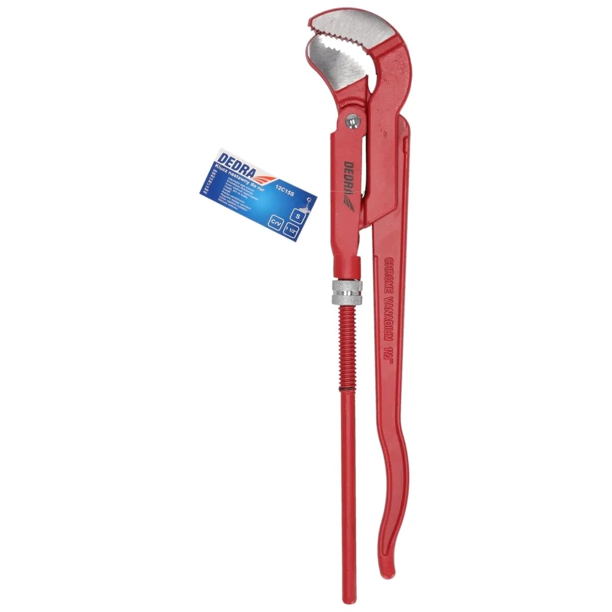 Dedra nastavljiv ključ za cevi crv 1 1/2" S