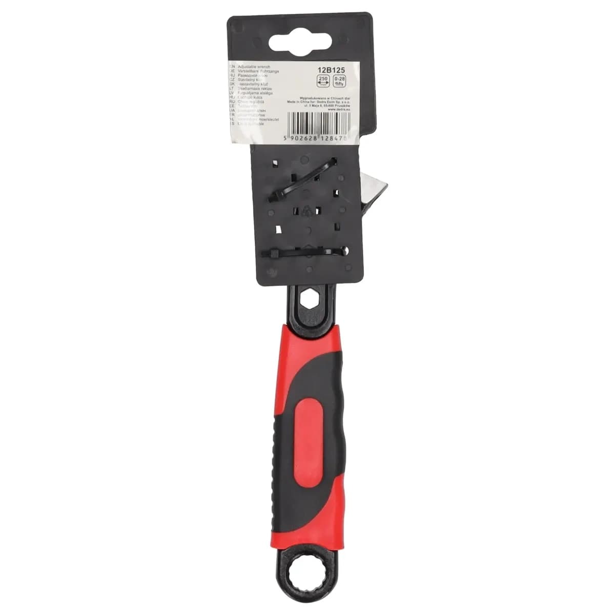 Nastavljiv ključ Dedra 150 mm, 0-19 mm, CRV, gumiran ročaj