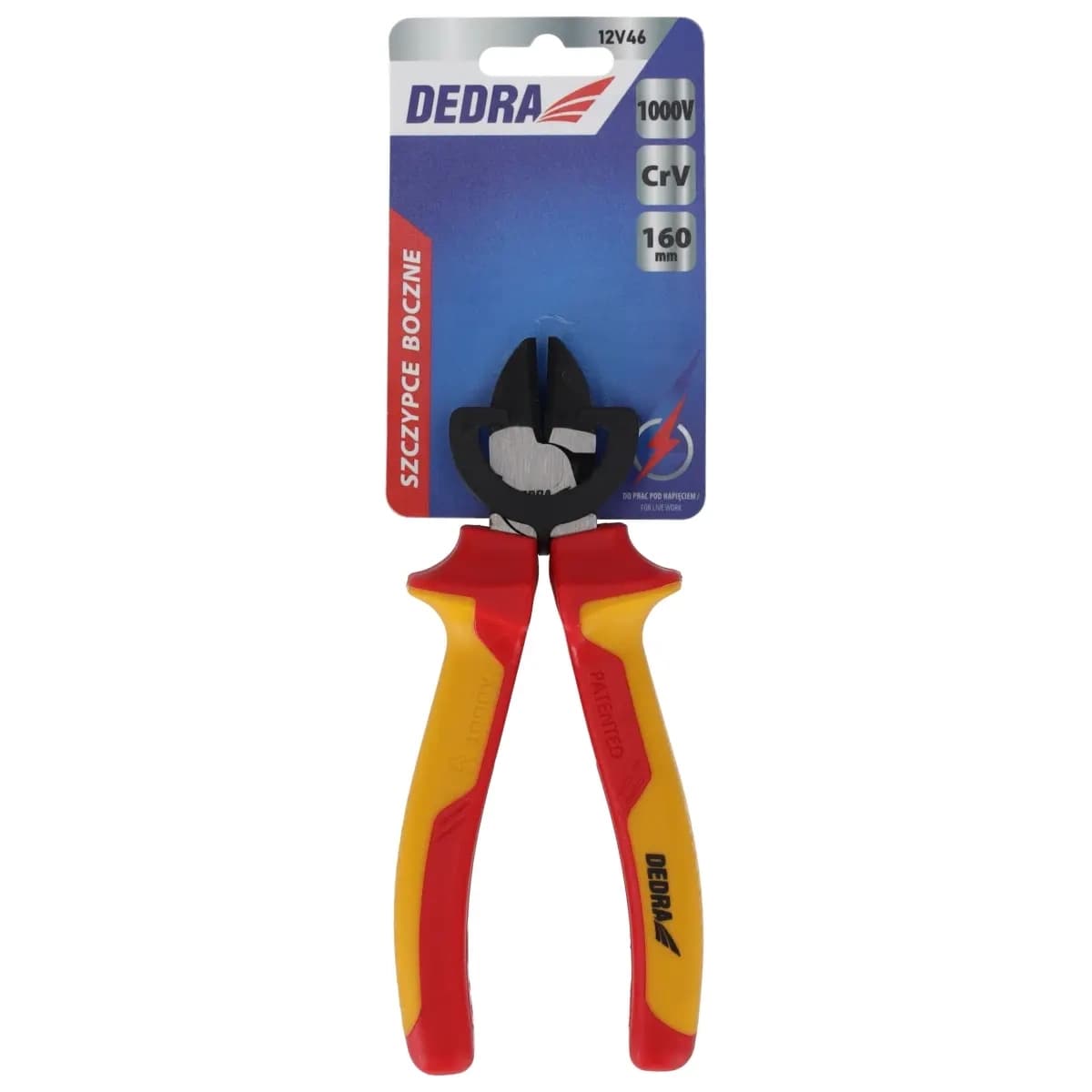 Bočne VDE klešče Dedra 160mm, 1000V 4