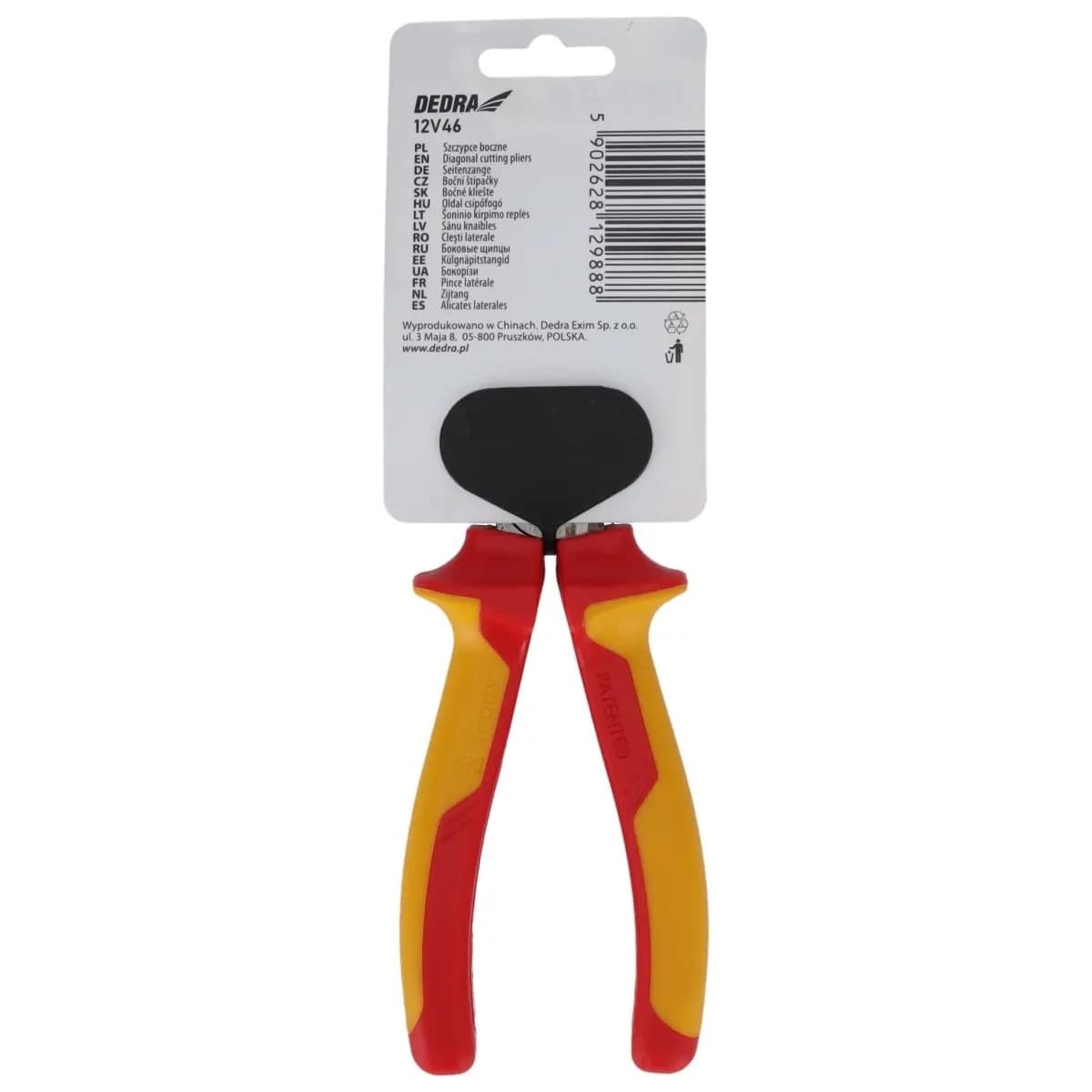 Bočne VDE klešče Dedra 160mm, 1000V 5