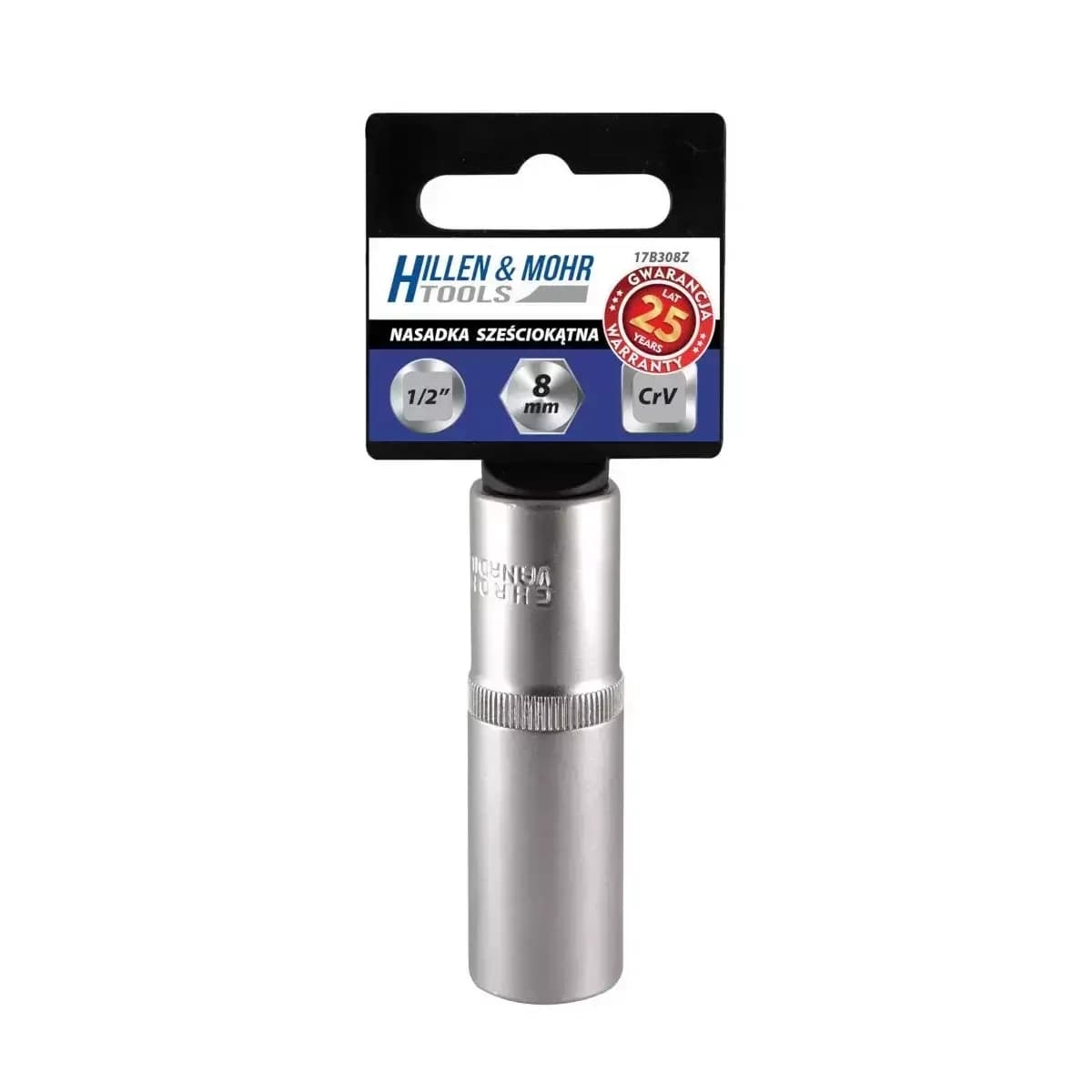Dedra Dolgi nasadni ključ 6 kotni 1/2" 12 mm z obesno zanko