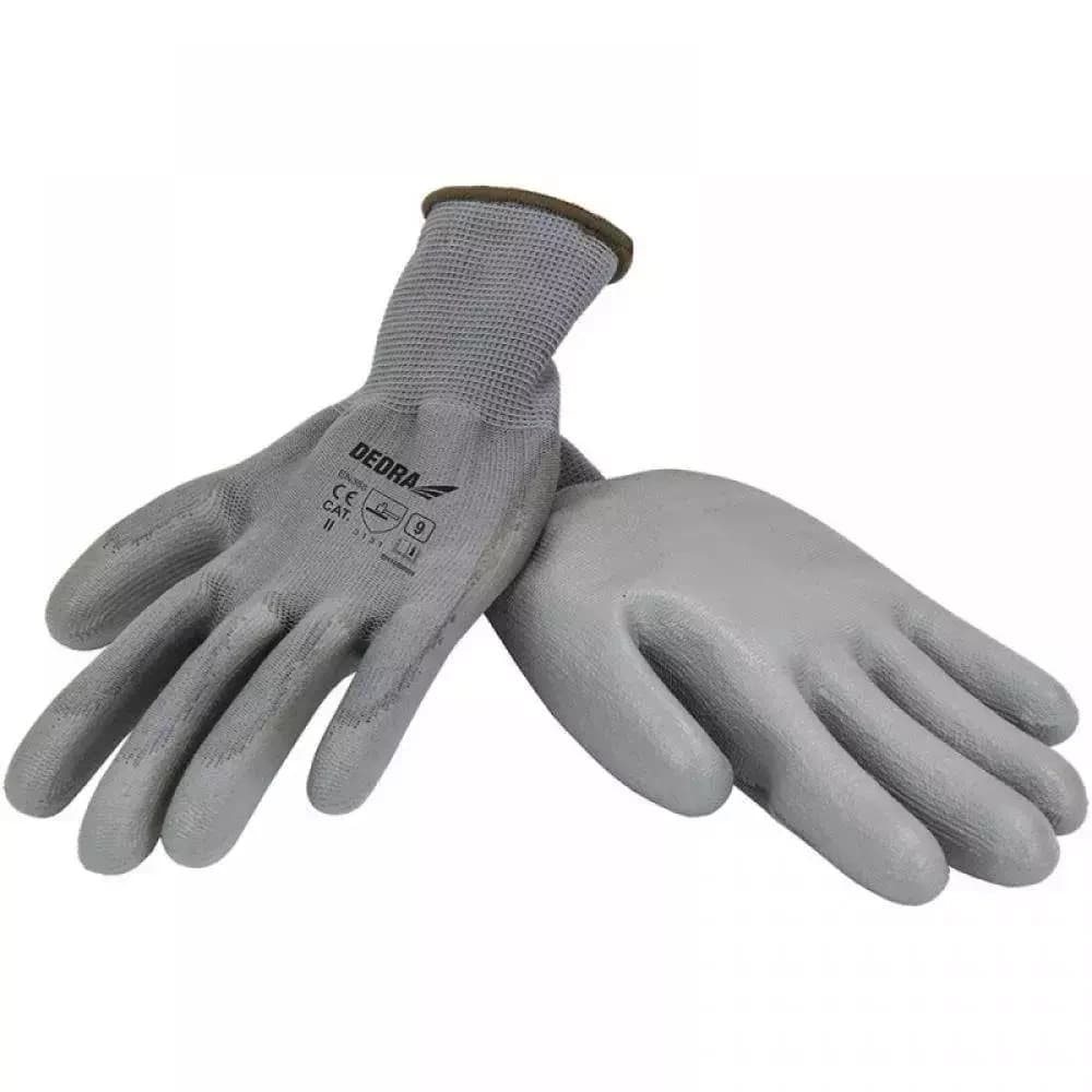 Dedra PU zaščitne rokavice, velikost 9