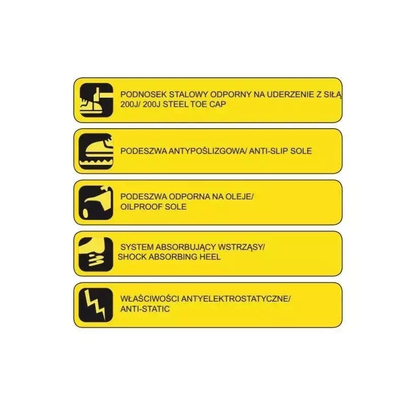 Dedra ANP-BH9P2-46 varnostni polvisoki čevlji, S1 SRC, usnje, rjavi, vel. 46 8