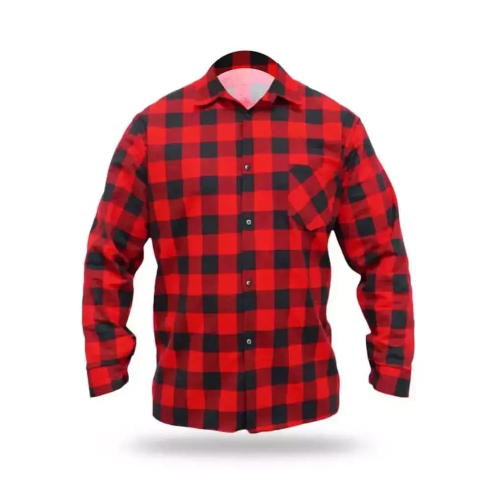 Dedra Flanelna srajca, rdeča, XL