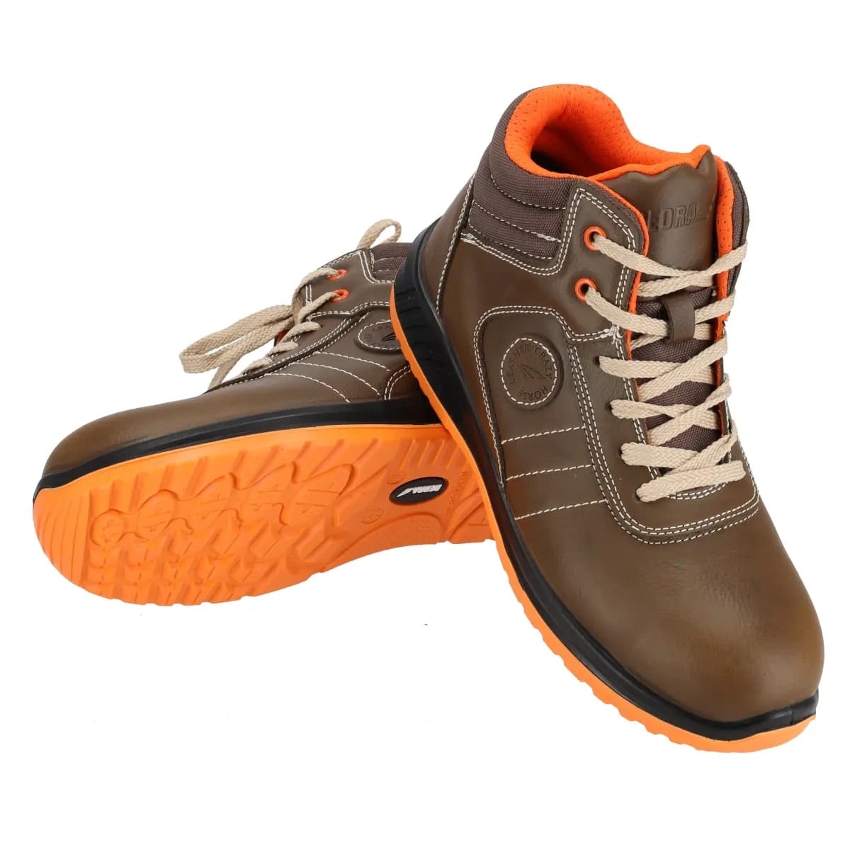 Dedra Unisex varnostni škornji T4 Crazy Horse, rjavi, 47