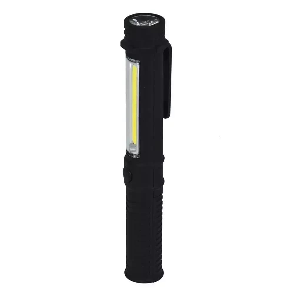Dedra LED COB+LED svetilka 1.5W+1W z baterijami