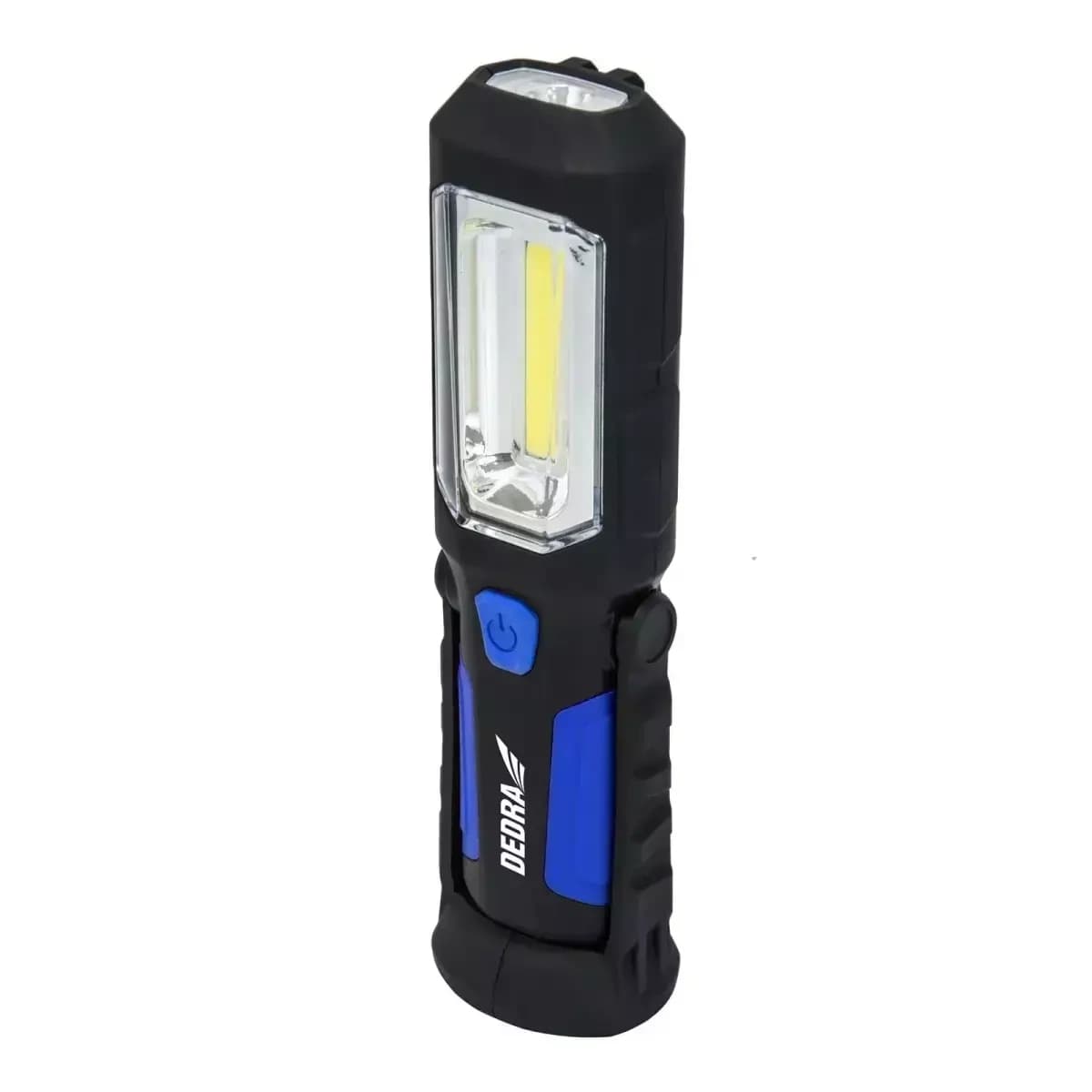 Polnilna LED svetilka Dedra 3W COB + 1W LED, 250lm, z USB polnilcem