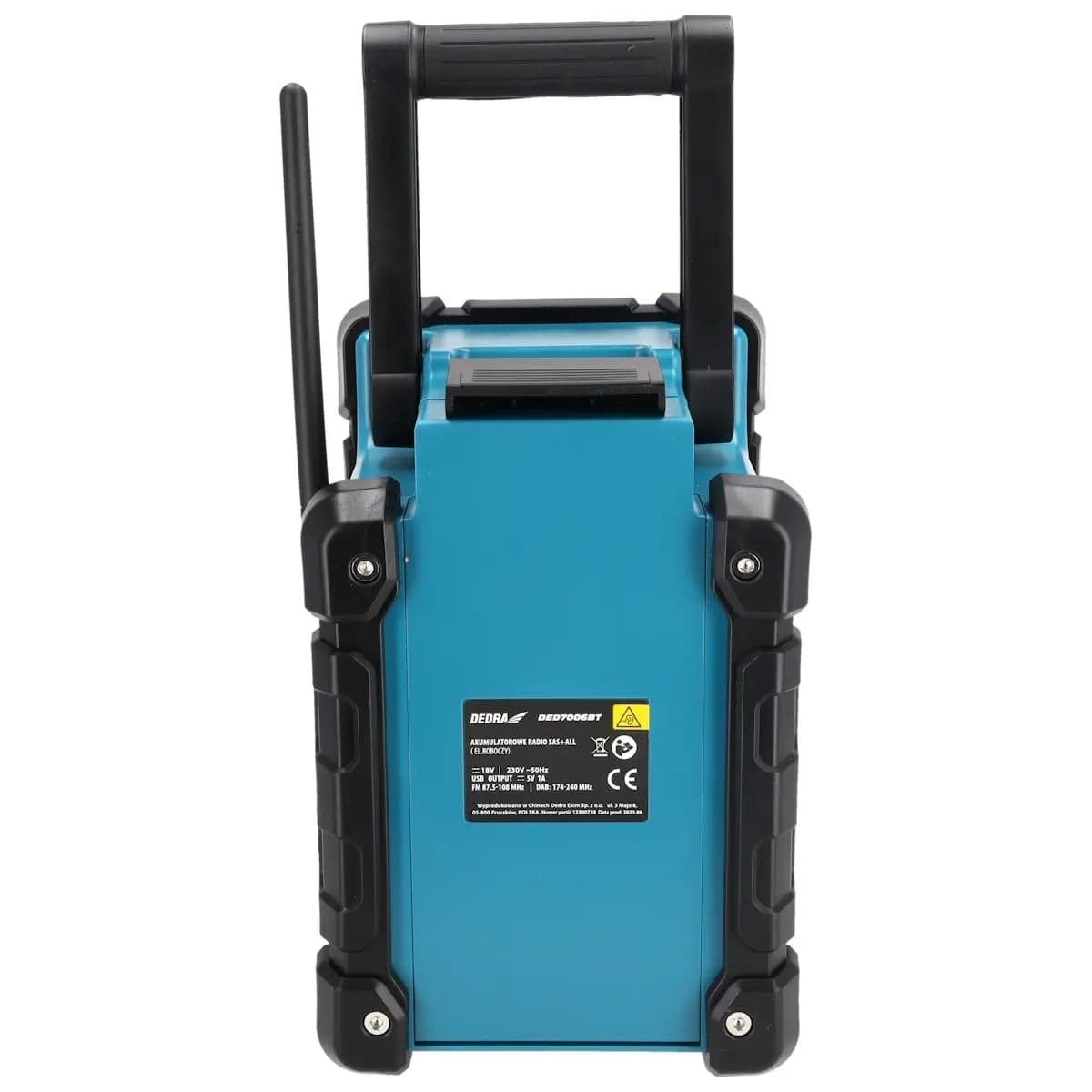 Dedra Akumulatorski radio DAB+/FM Bluetooth USB 6