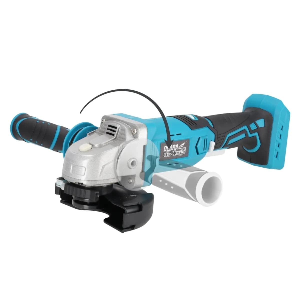 Kotni brusilnik Dedra 125mm z regulacijo vrtljajev 6